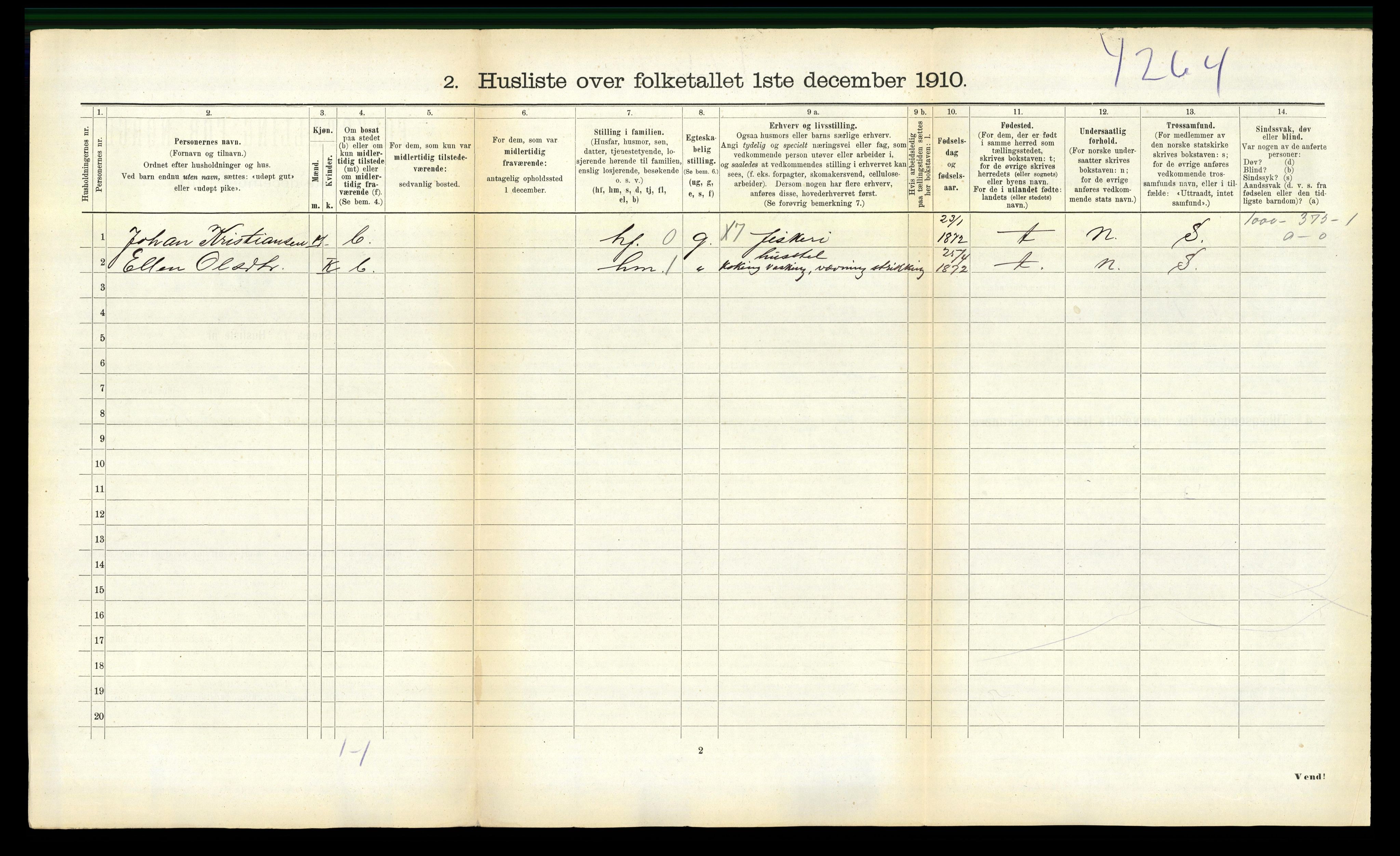 RA, 1910 census for Jøssund, 1910, p. 155