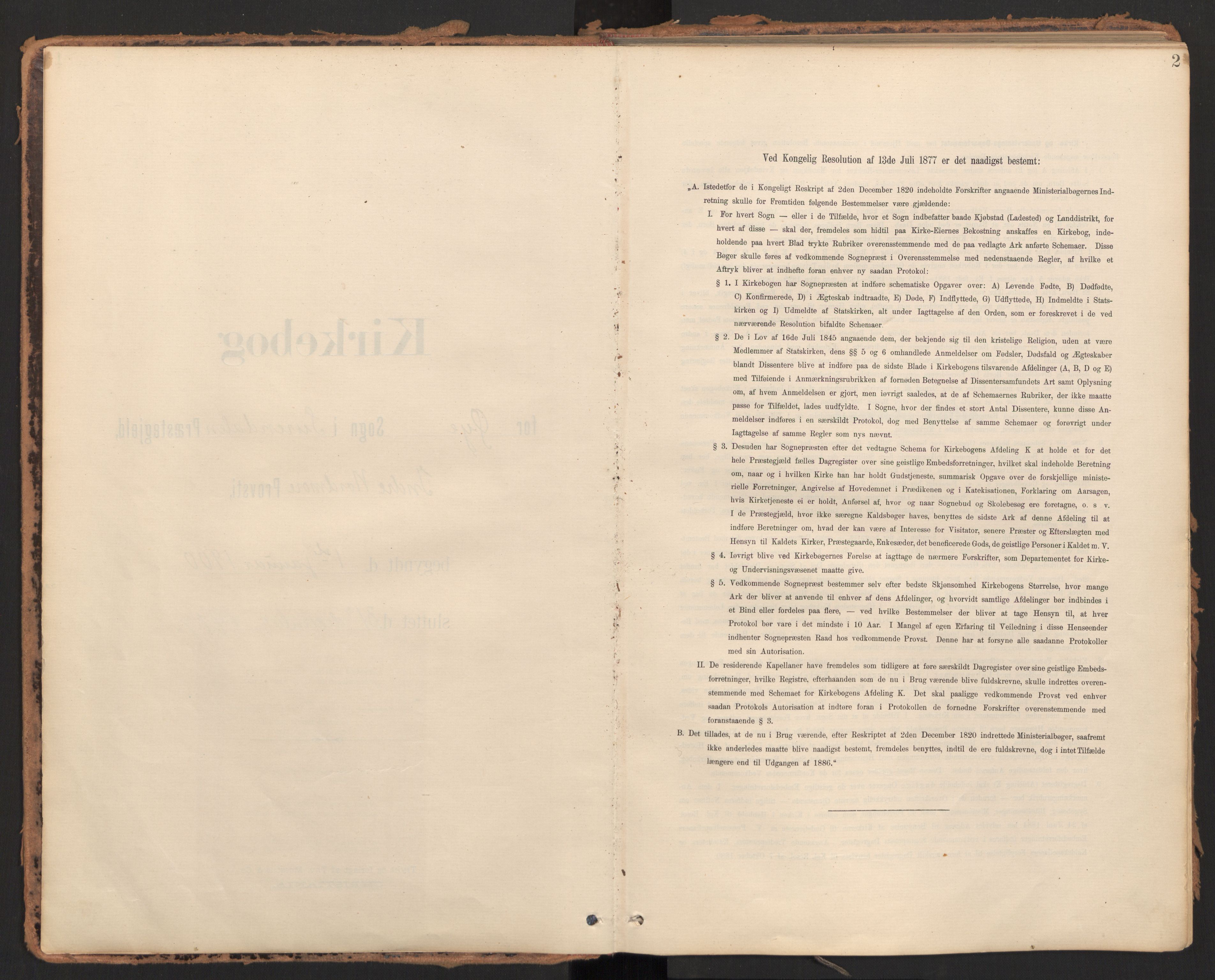 Ministerialprotokoller, klokkerbøker og fødselsregistre - Møre og Romsdal, AV/SAT-A-1454/595/L1048: Parish register (official) no. 595A10, 1900-1917, p. 2