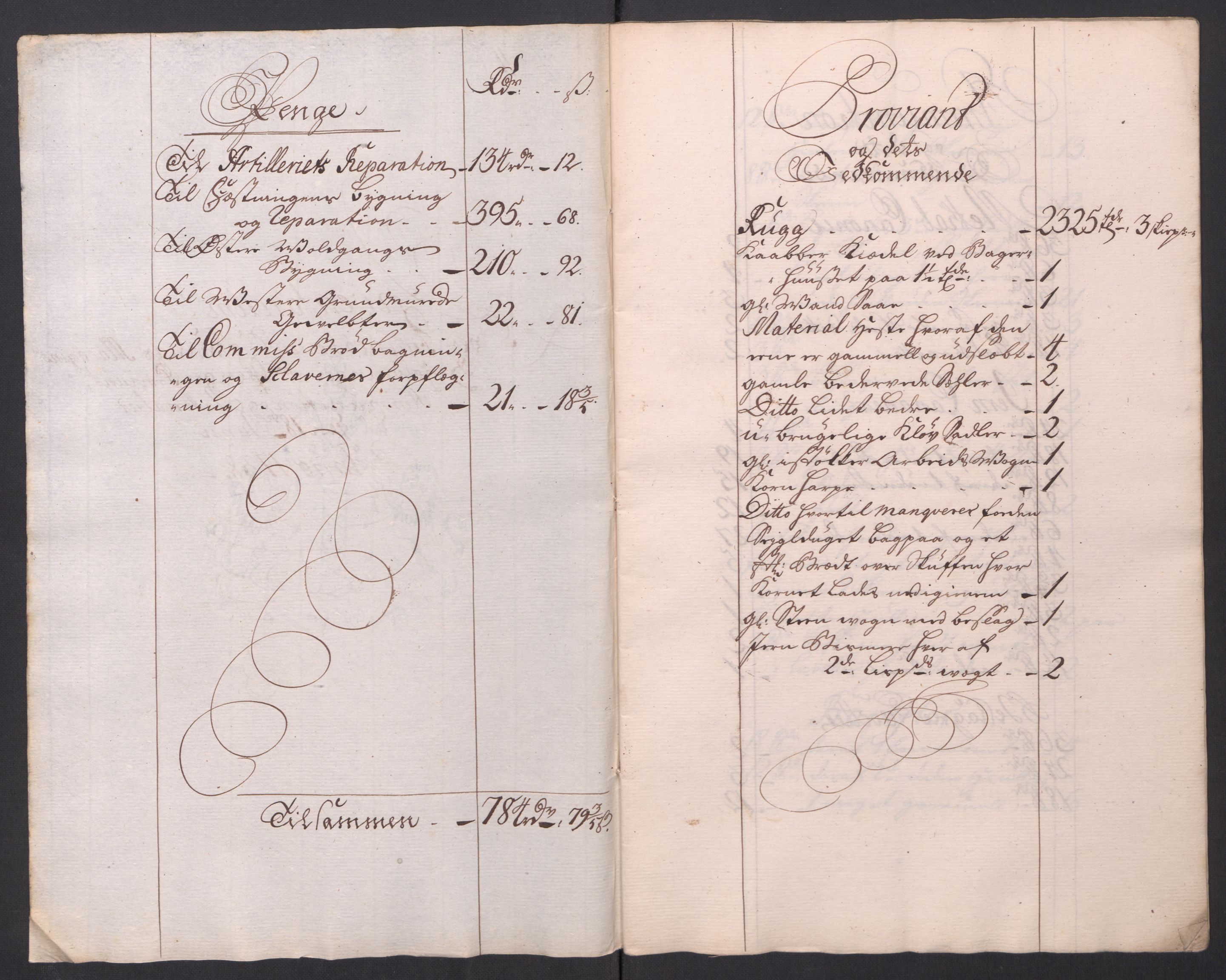 Kommanderende general (KG I) med Det norske krigsdirektorium, AV/RA-EA-5419/D/L0154: Fredriksten festning: Brev, inventarfortegnelser og regnskapsekstrakter, 1730-1739, p. 607