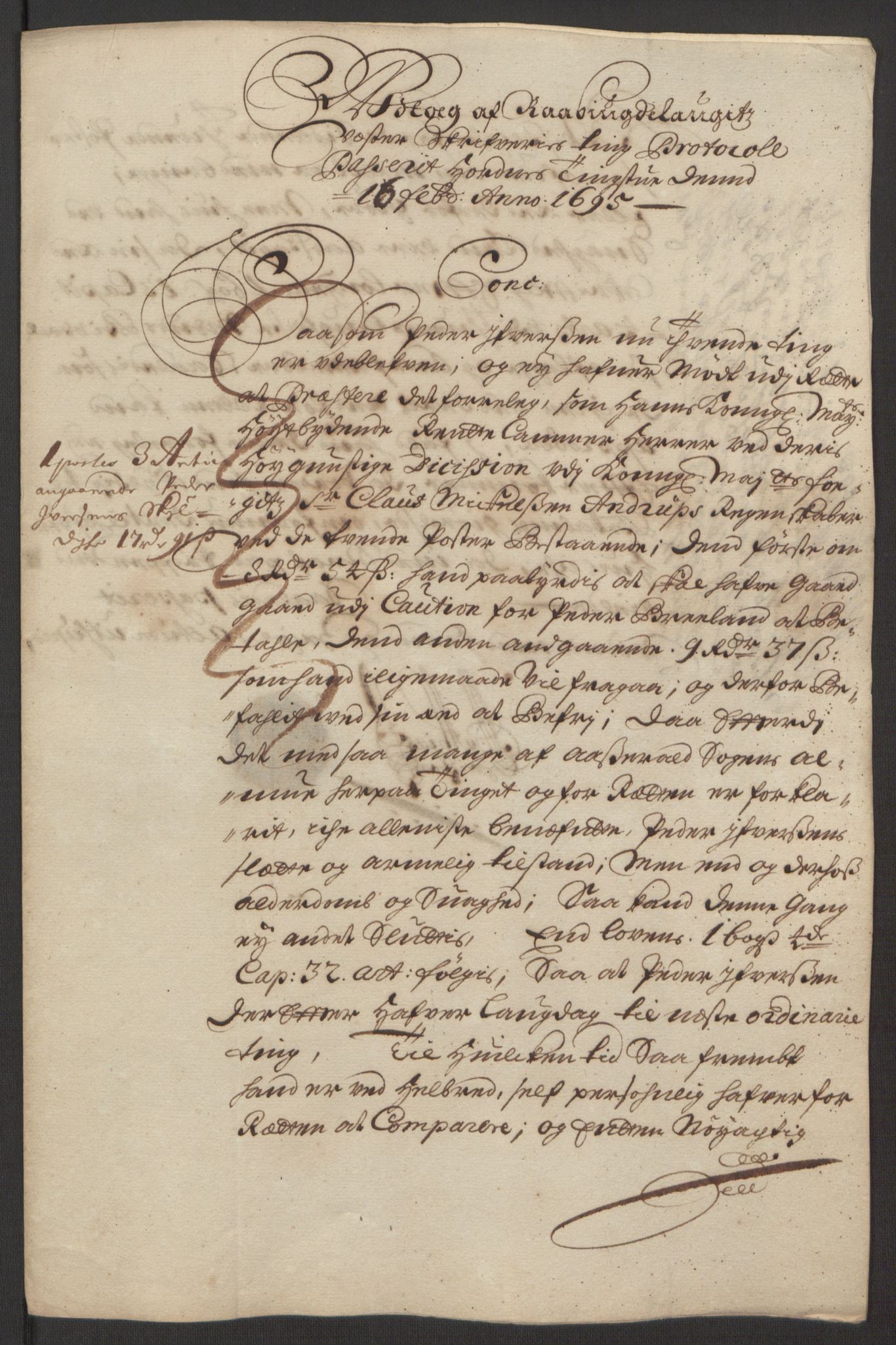 Rentekammeret inntil 1814, Reviderte regnskaper, Fogderegnskap, AV/RA-EA-4092/R40/L2444: Fogderegnskap Råbyggelag, 1693-1696, p. 172