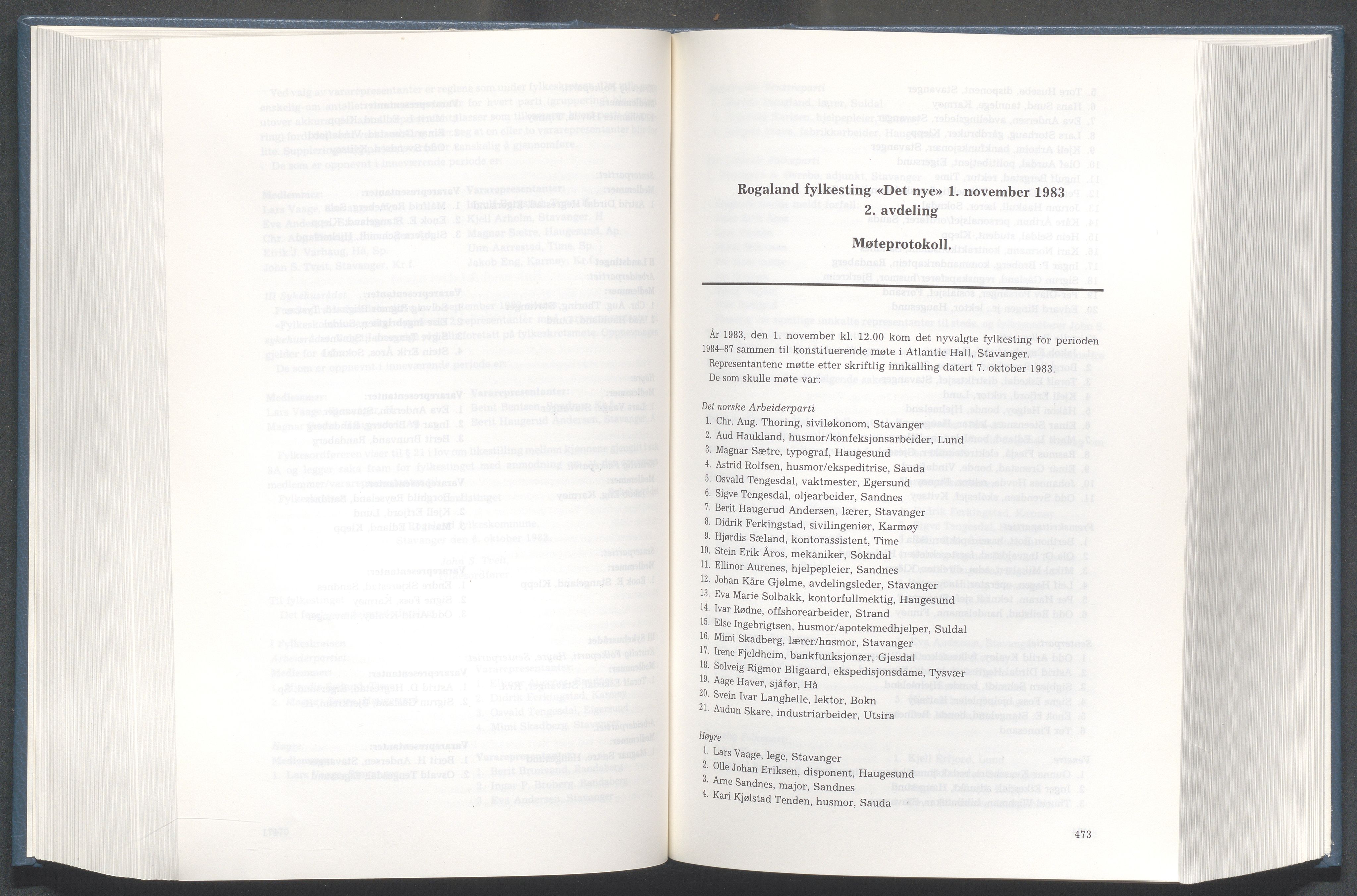 Rogaland fylkeskommune - Fylkesrådmannen , IKAR/A-900/A/Aa/Aaa/L0103: Møtebok , 1983, p. 472-473