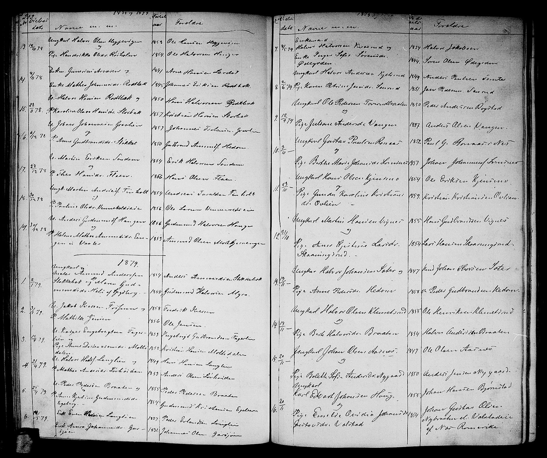 Aurskog prestekontor Kirkebøker, SAO/A-10304a/G/Ga/L0003: Parish register (copy) no. I 3, 1858-1883, p. 203