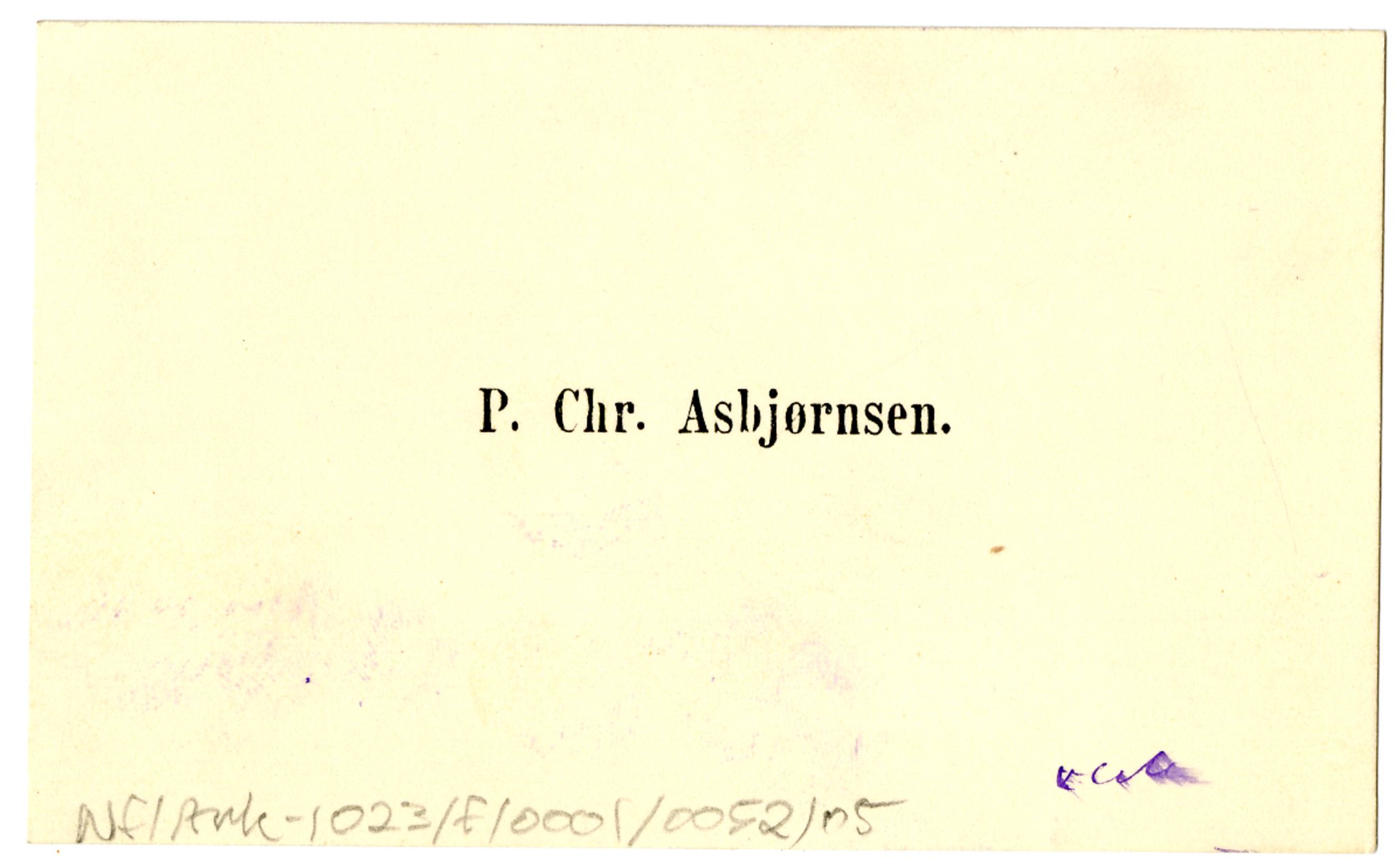 Diderik Maria Aalls brevsamling, NF/Ark-1023/F/L0001: D.M. Aalls brevsamling. A - B, 1738-1889, p. 586