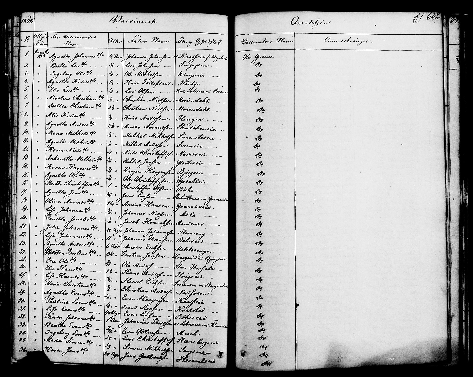 Ringsaker prestekontor, AV/SAH-PREST-014/K/Ka/L0008: Parish register (official) no. 8, 1837-1850, p. 632