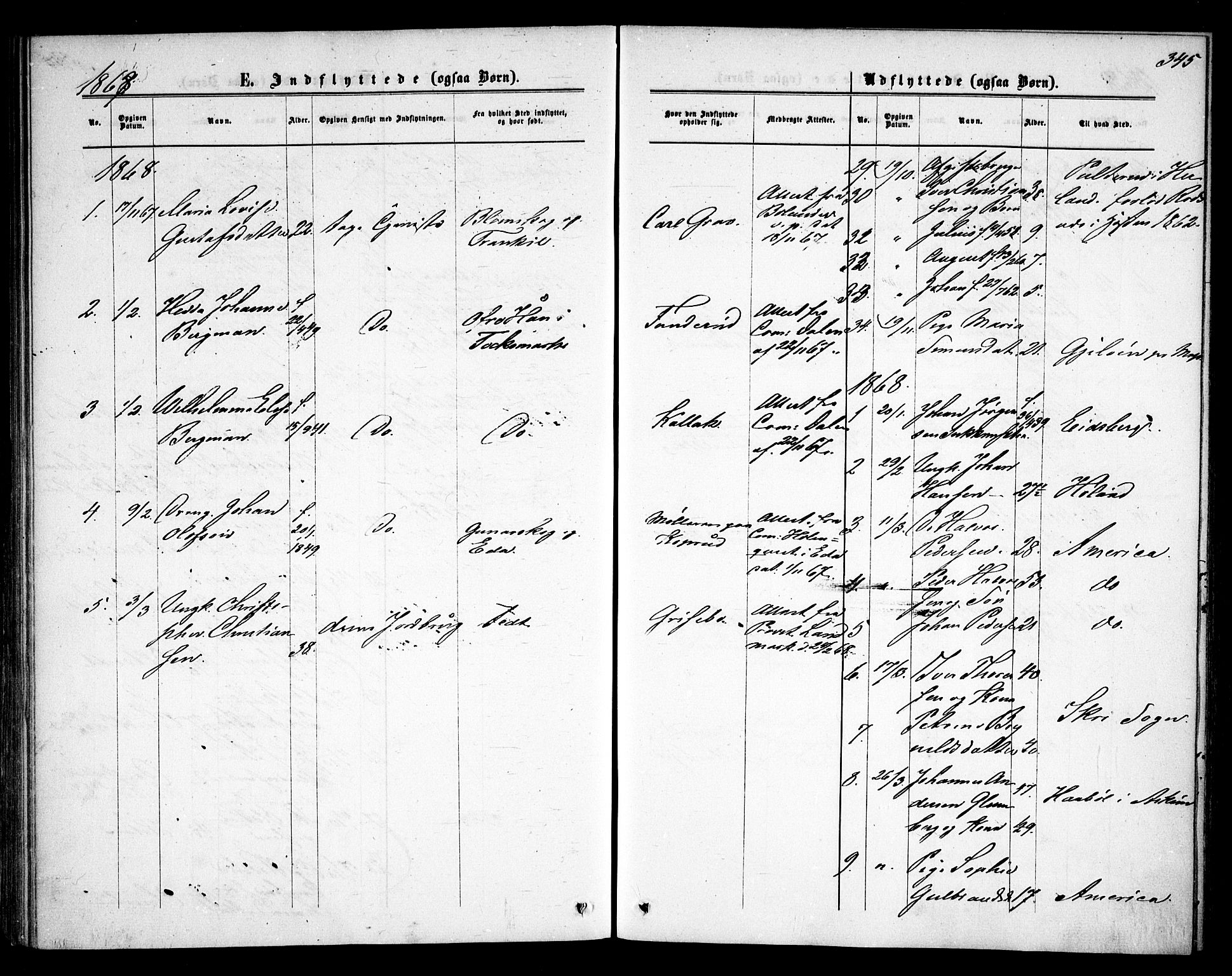 Rødenes prestekontor Kirkebøker, SAO/A-2005/F/Fa/L0007: Parish register (official) no. I 7, 1860-1869, p. 345