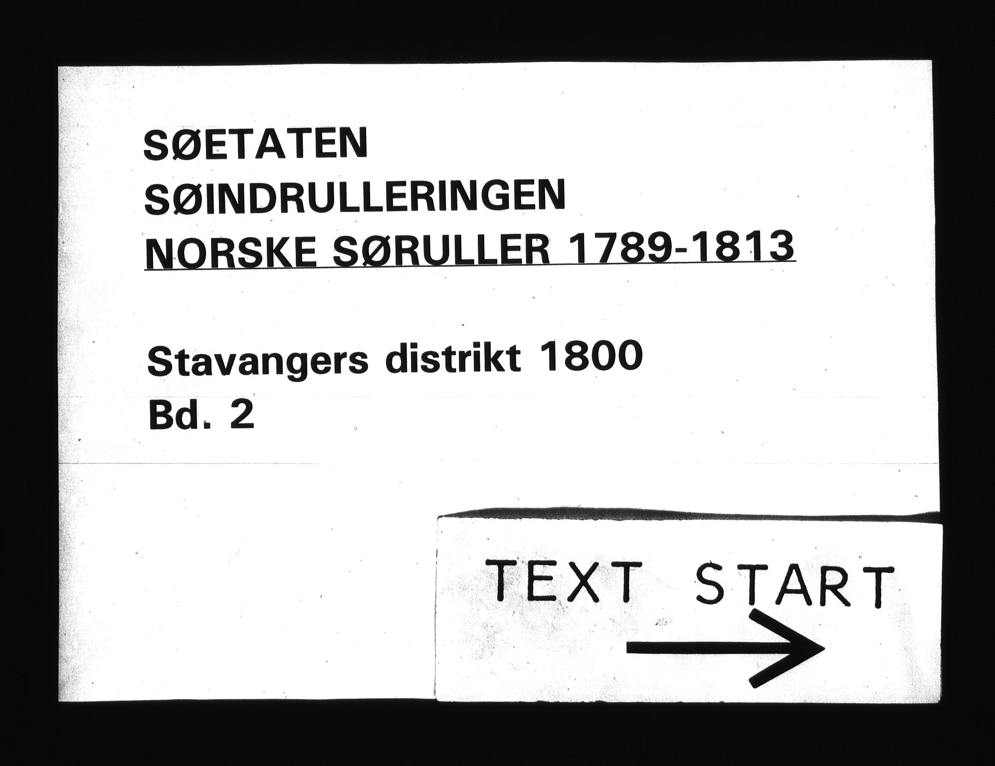 Sjøetaten, RA/EA-3110/F/L0278: Stavanger distrikt, bind 2, 1800