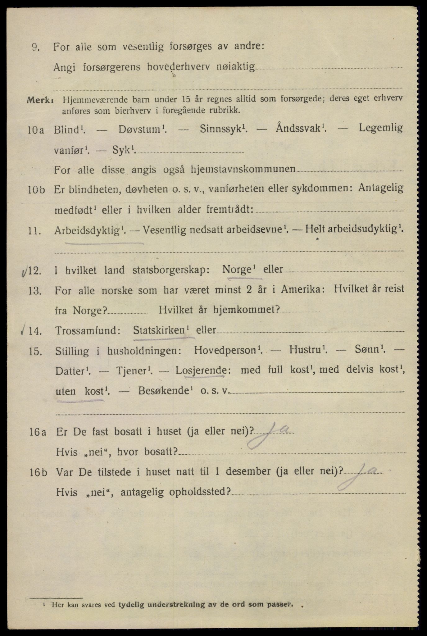 SAO, 1920 census for Kristiania, 1920, p. 199896