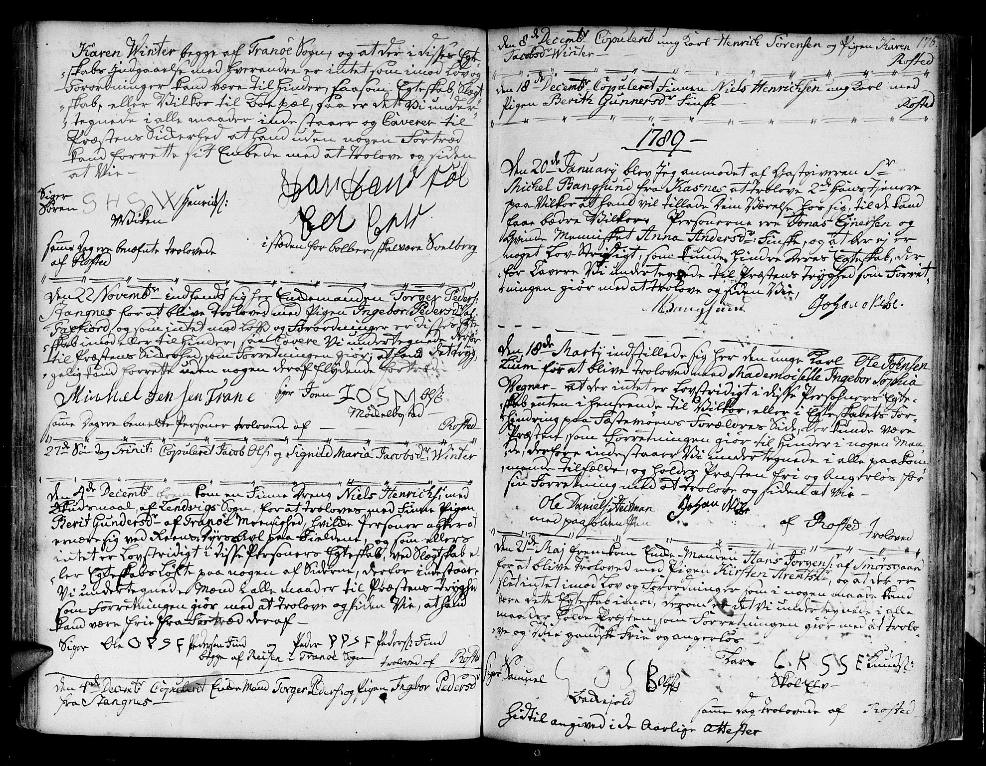 Tranøy sokneprestkontor, SATØ/S-1313/I/Ia/Iaa/L0002kirke: Parish register (official) no. 2, 1773-1806, p. 176