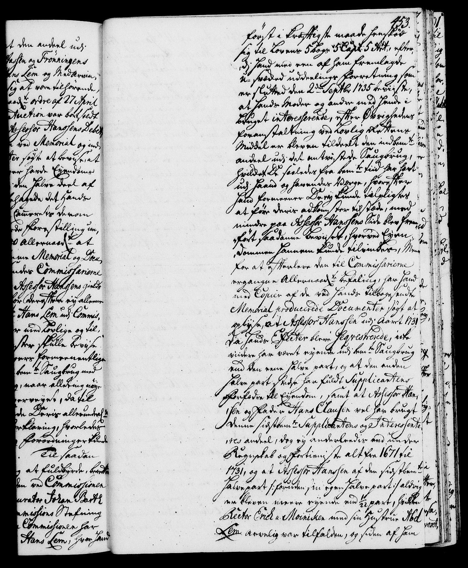 Rentekammeret, Kammerkanselliet, RA/EA-3111/G/Gh/Gha/L0024: Norsk ekstraktmemorialprotokoll (merket RK 53.69), 1742-1743, p. 453