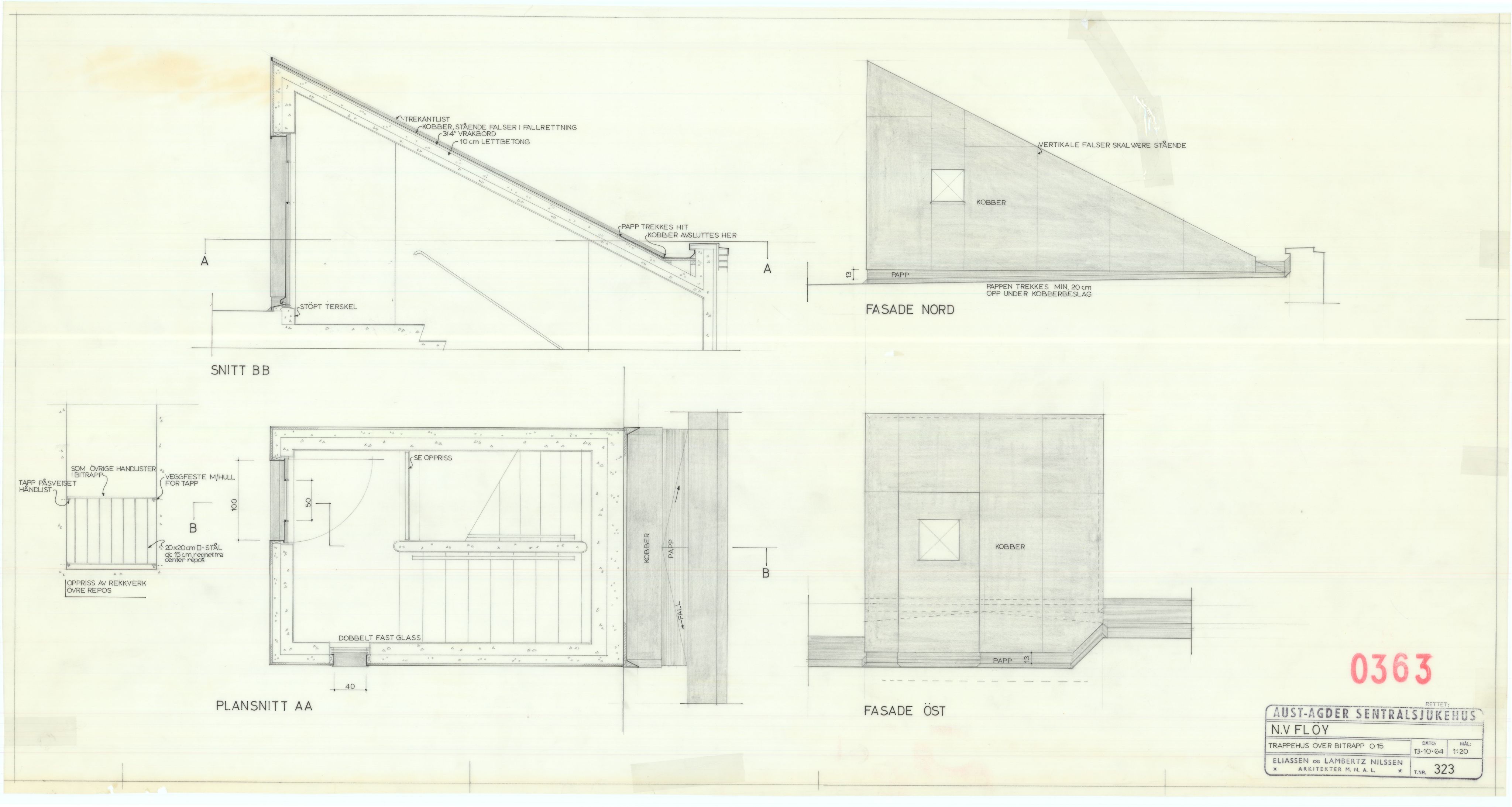 Eliassen og Lambertz-Nilssen Arkitekter, AAKS/PA-2983/T/T01/L0003: Tegningskogger 0363, 1960-1966, p. 16