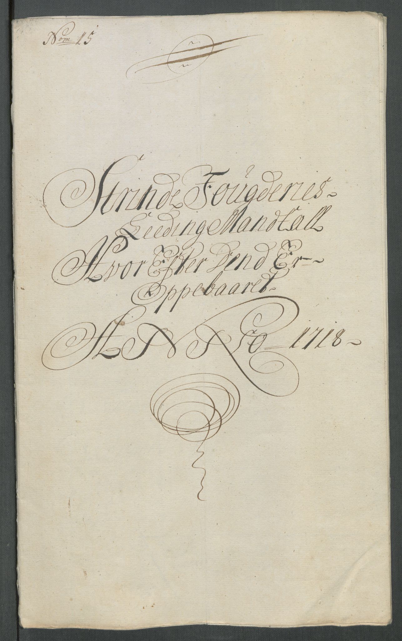 Rentekammeret inntil 1814, Reviderte regnskaper, Fogderegnskap, AV/RA-EA-4092/R61/L4116: Fogderegnskap Strinda og Selbu, 1717-1718, p. 426