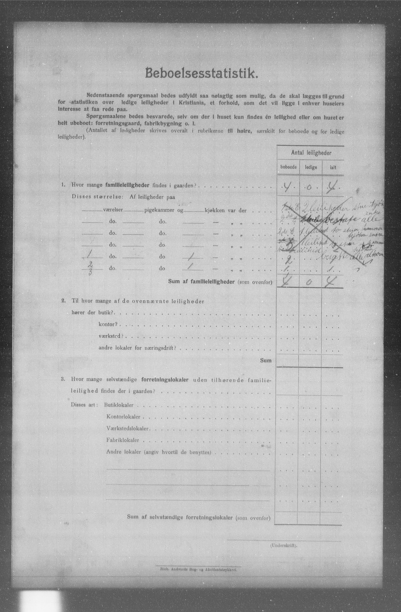 OBA, Municipal Census 1904 for Kristiania, 1904, p. 10134