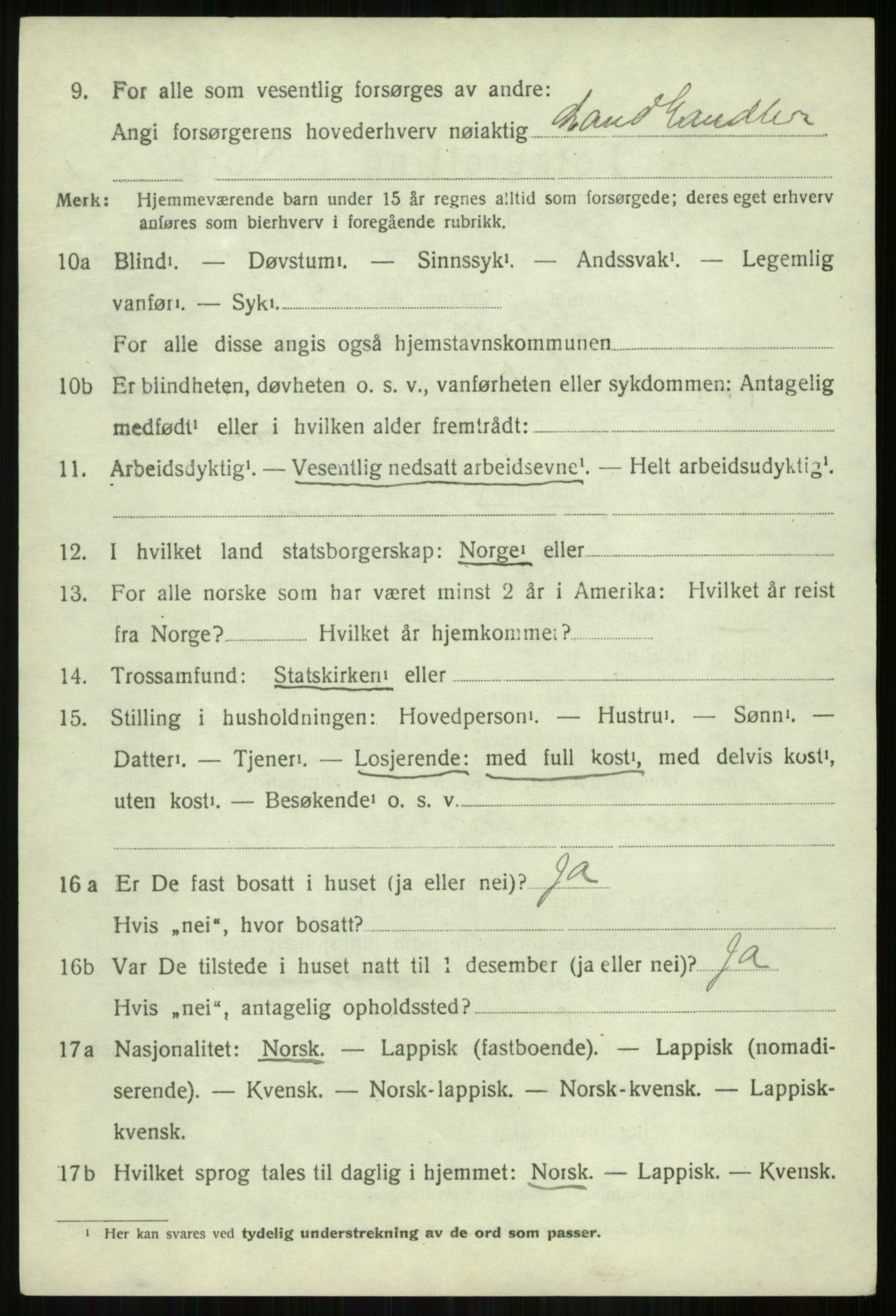 SATØ, 1920 census for Skjervøy, 1920, p. 5114