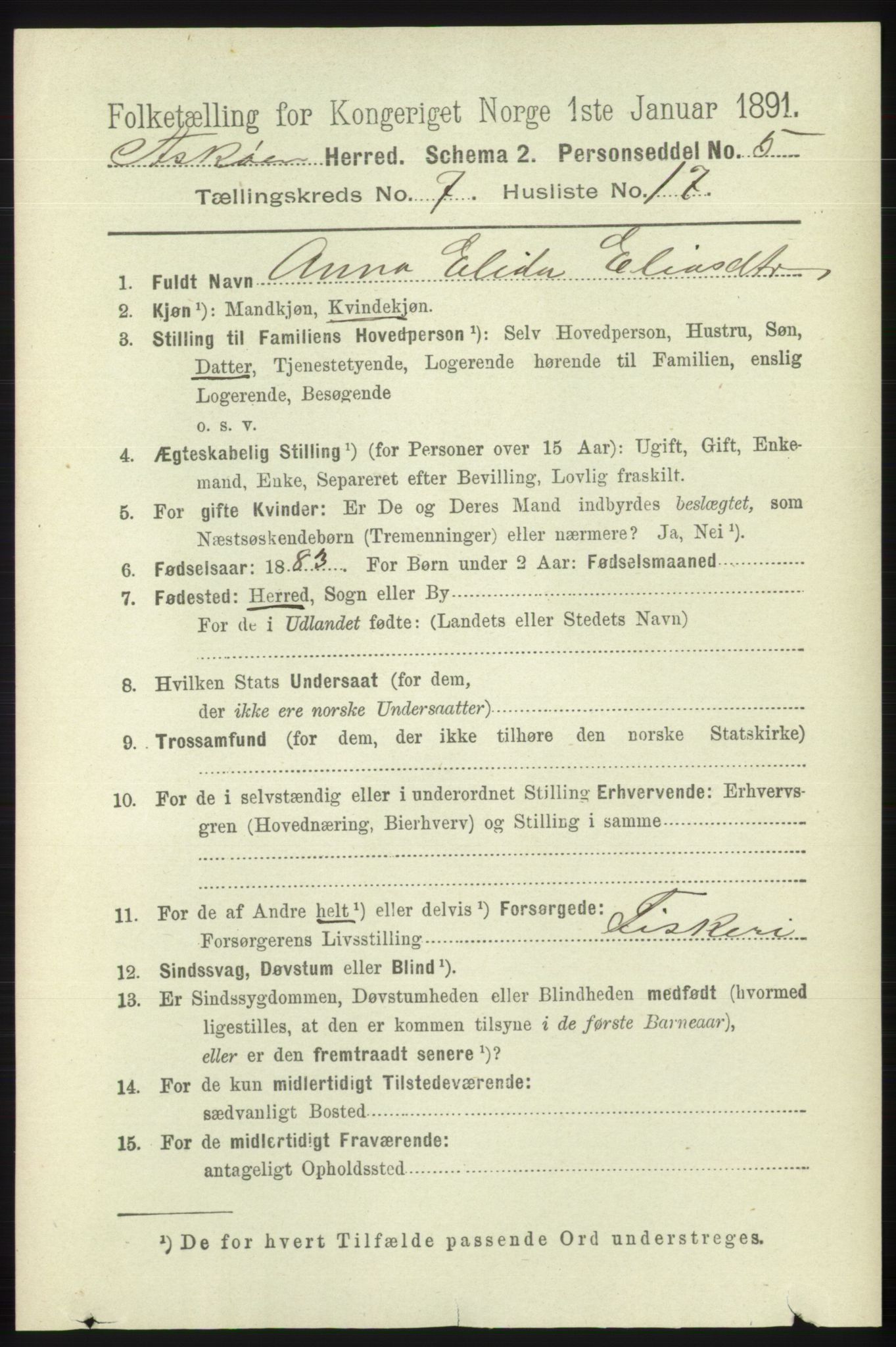 RA, 1891 census for 1247 Askøy, 1891, p. 4615