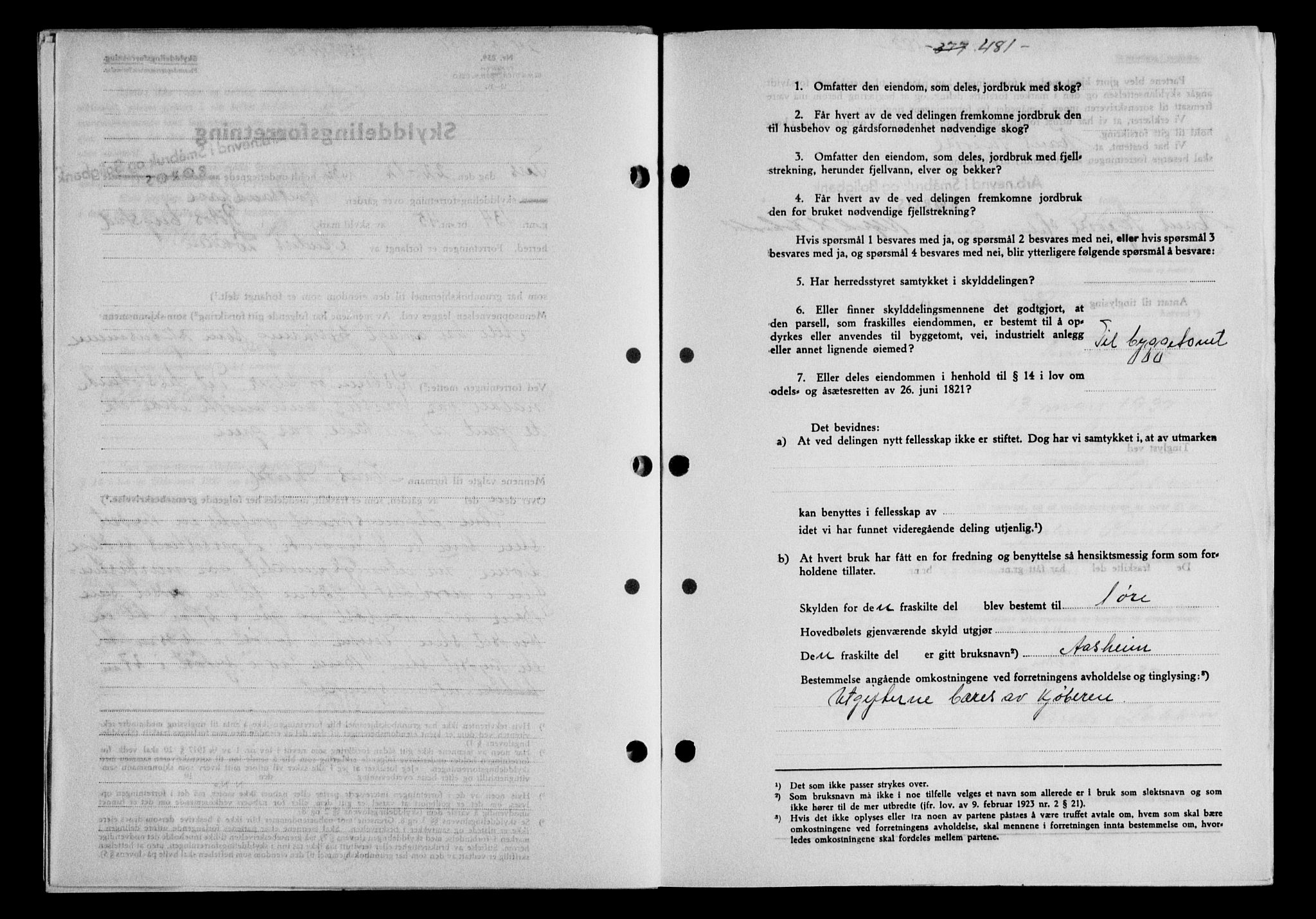 Gauldal sorenskriveri, SAT/A-0014/1/2/2C/L0047: Mortgage book no. 50-51, 1937-1937, Diary no: : 378/1937