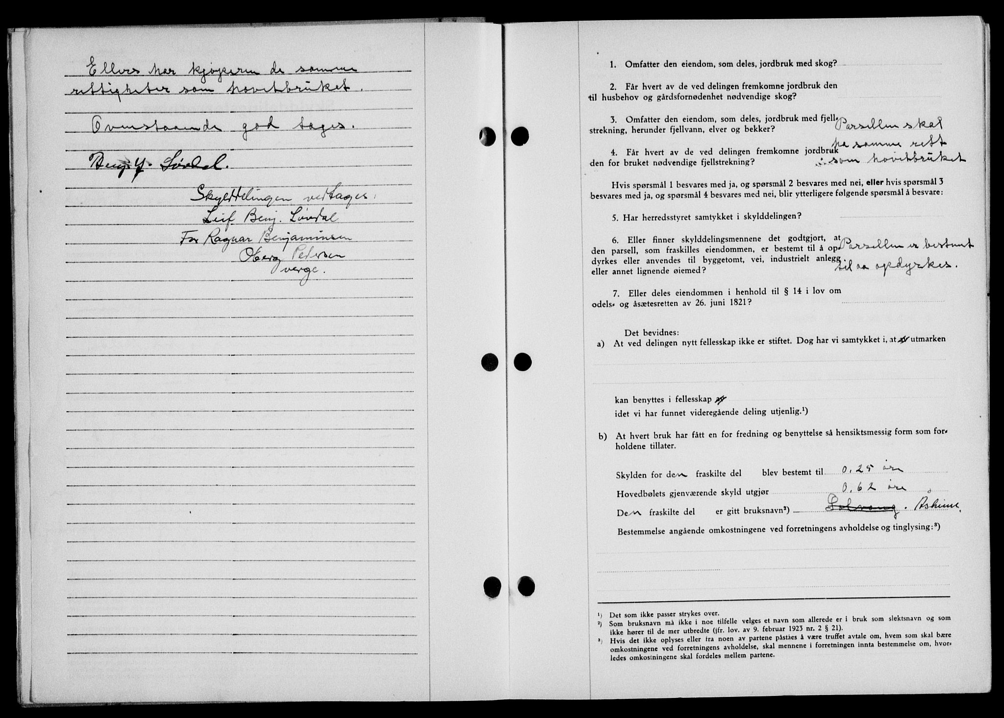 Lofoten sorenskriveri, SAT/A-0017/1/2/2C/L0009a: Mortgage book no. 9a, 1941-1942, Diary no: : 1995/1941