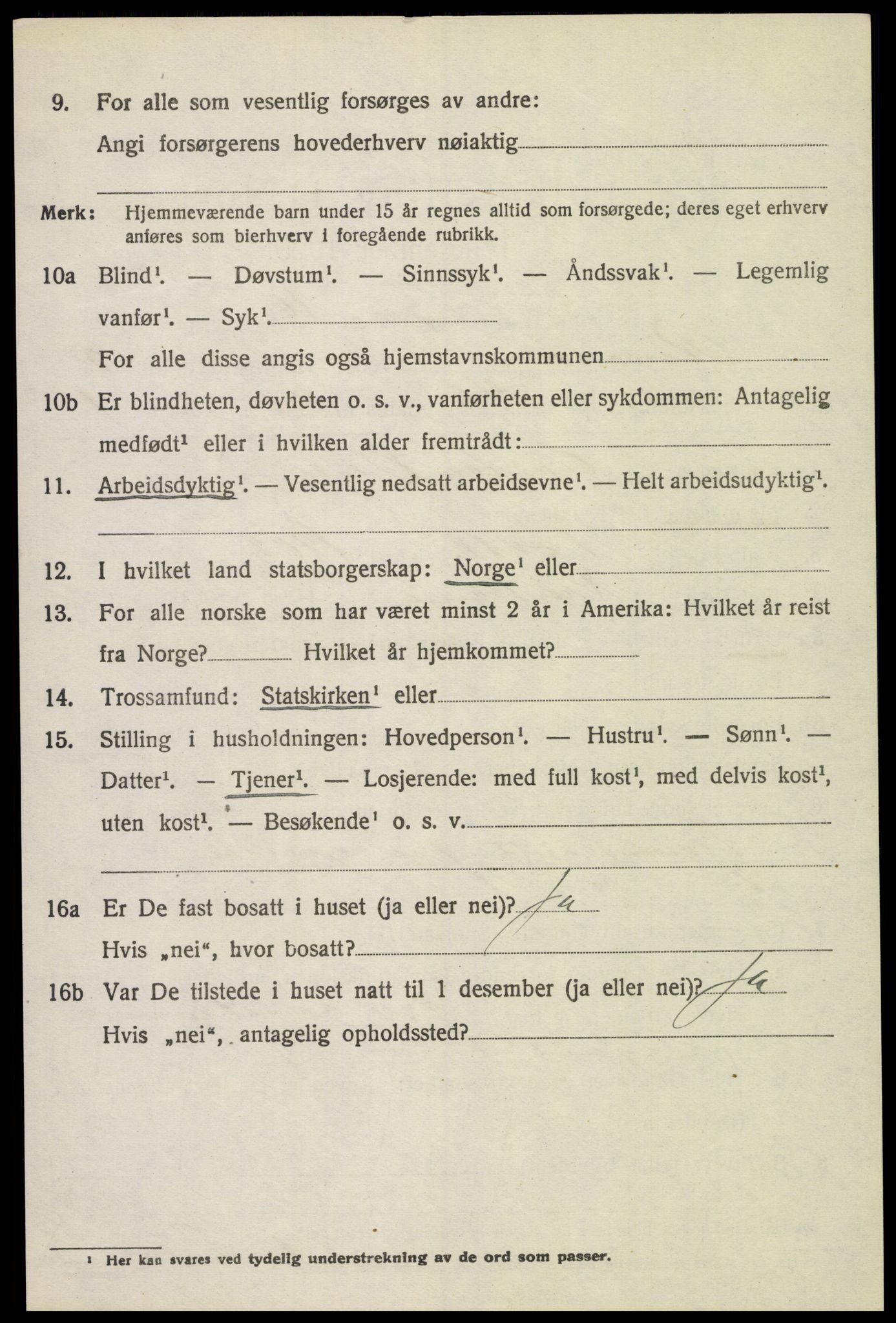 SAH, 1920 census for Ringsaker, 1920, p. 6913