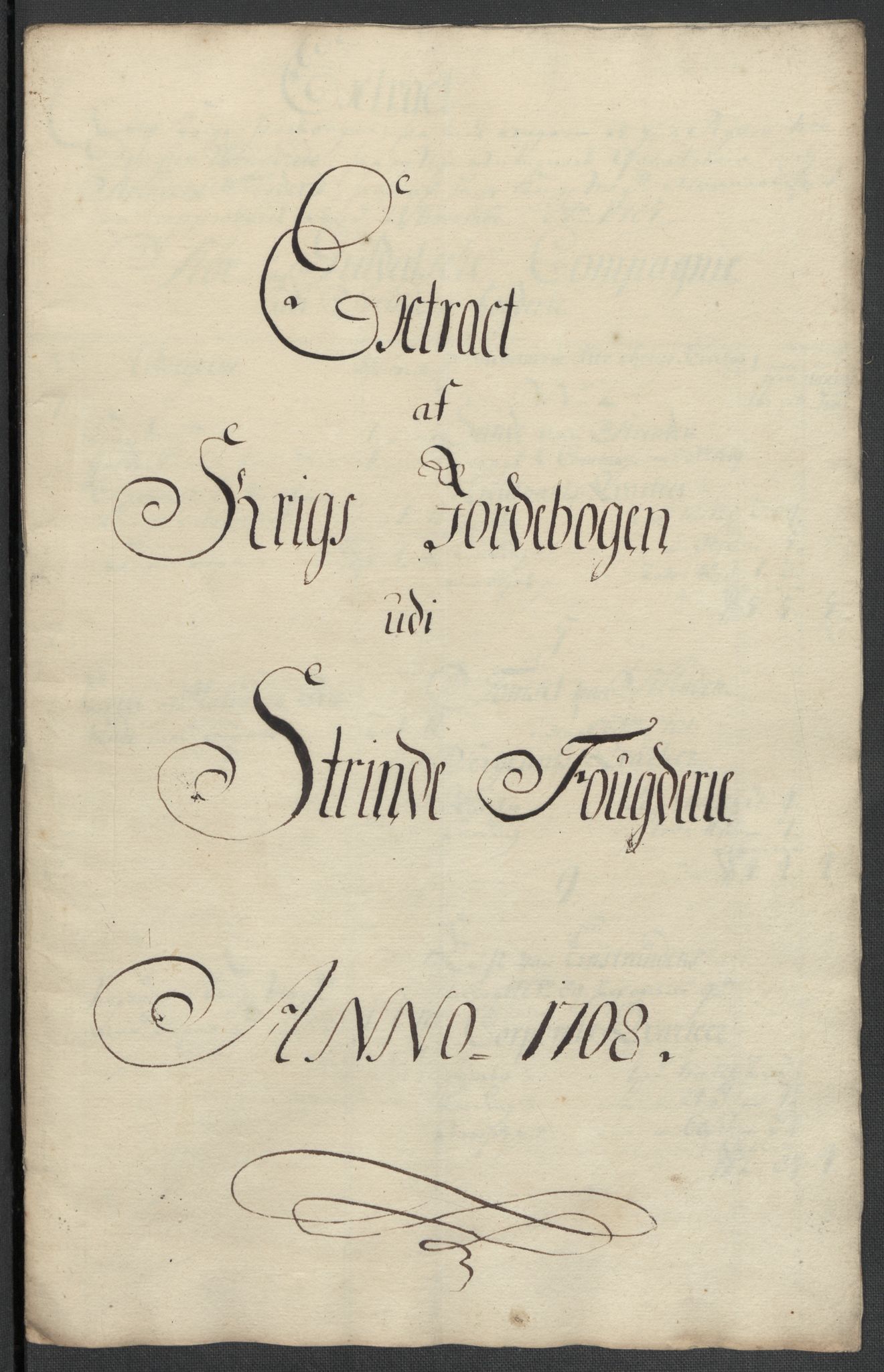 Rentekammeret inntil 1814, Reviderte regnskaper, Fogderegnskap, RA/EA-4092/R61/L4110: Fogderegnskap Strinda og Selbu, 1707-1708, p. 428