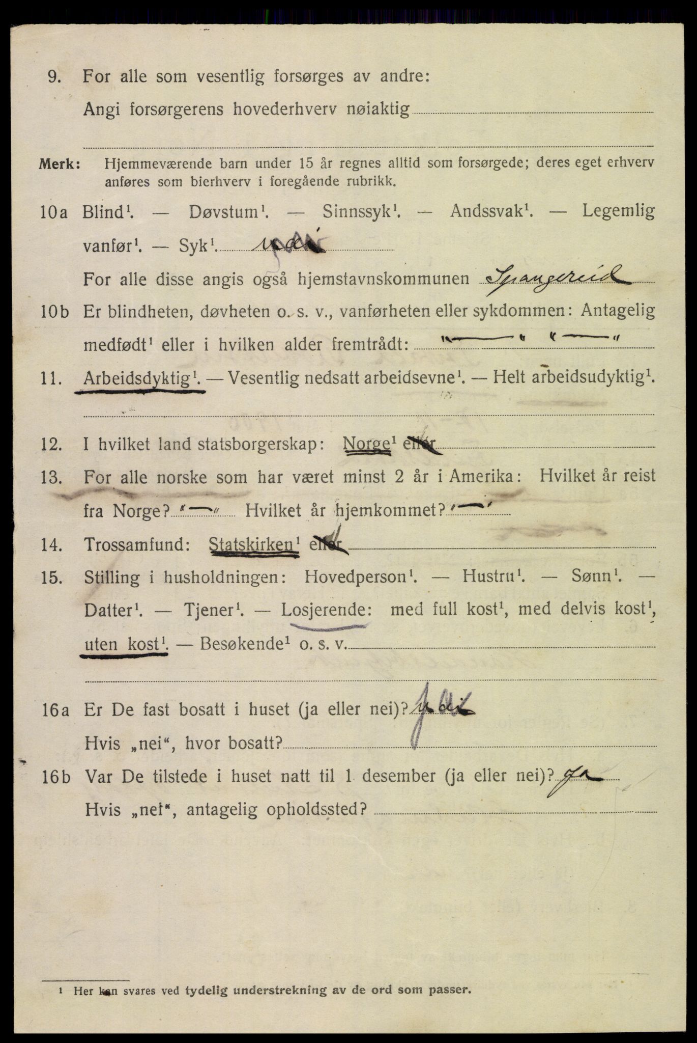 SAK, 1920 census for Mandal, 1920, p. 6832