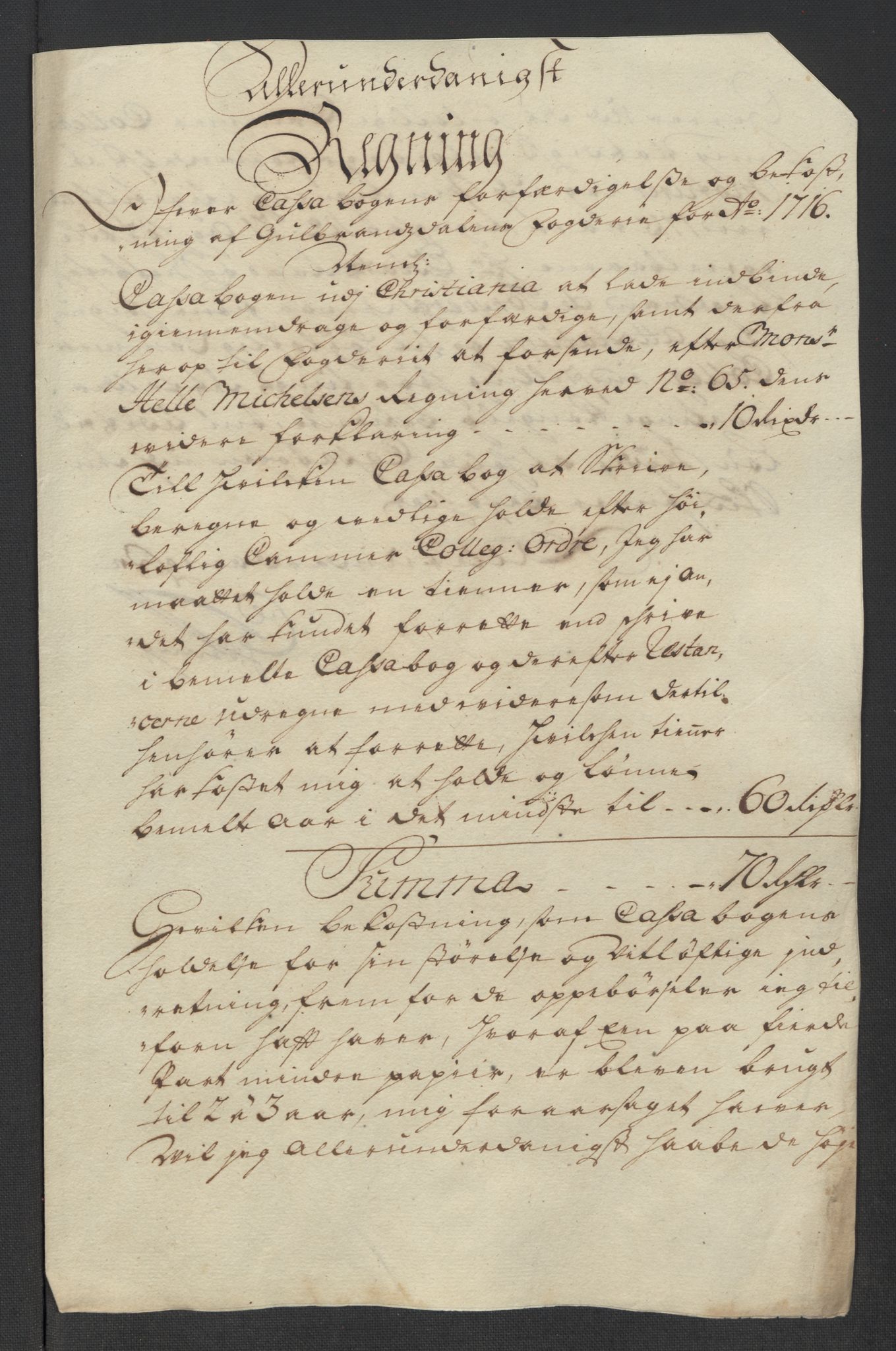 Rentekammeret inntil 1814, Reviderte regnskaper, Fogderegnskap, AV/RA-EA-4092/R17/L1186: Fogderegnskap Gudbrandsdal, 1716, p. 280