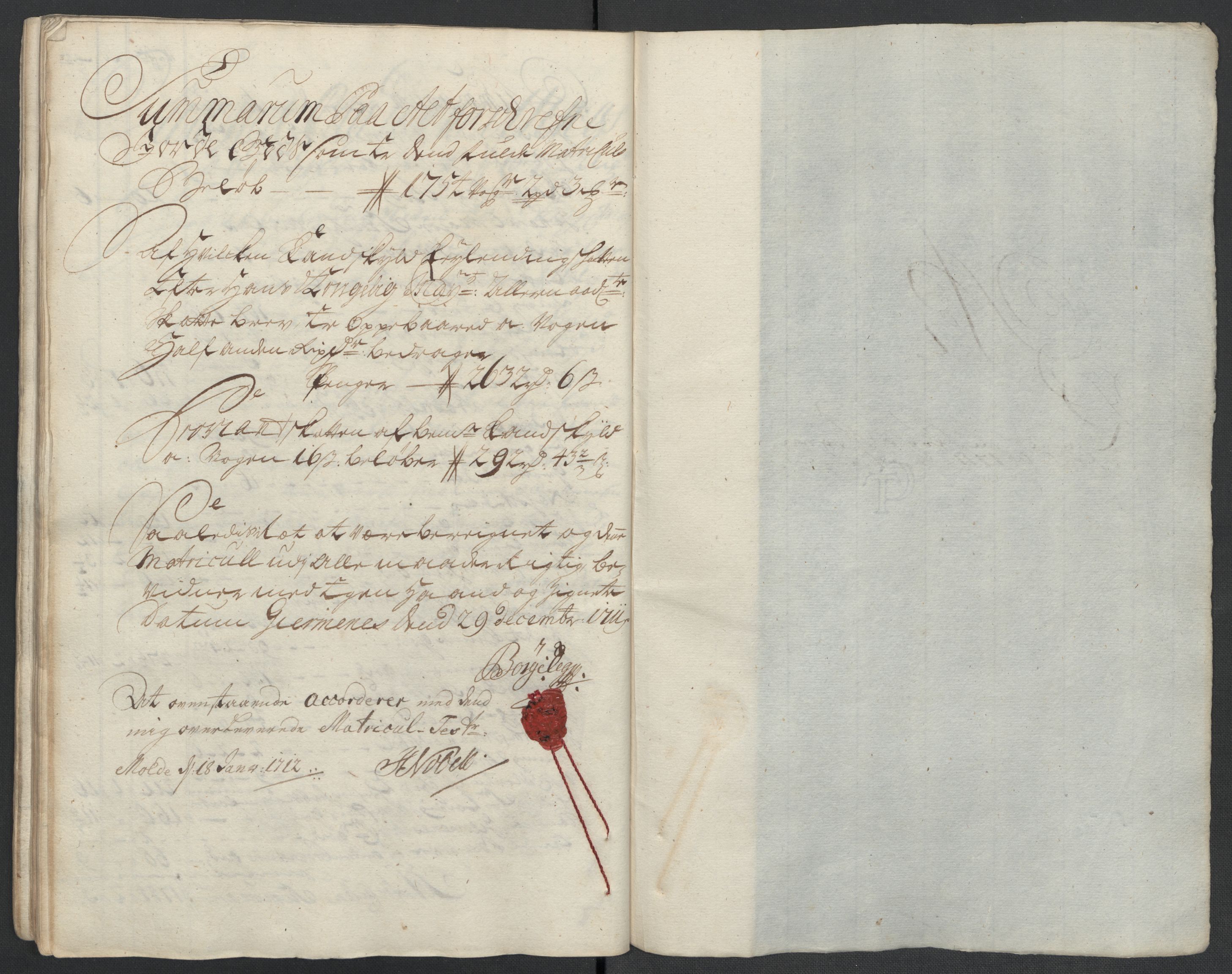 Rentekammeret inntil 1814, Reviderte regnskaper, Fogderegnskap, RA/EA-4092/R55/L3660: Fogderegnskap Romsdal, 1711, p. 80