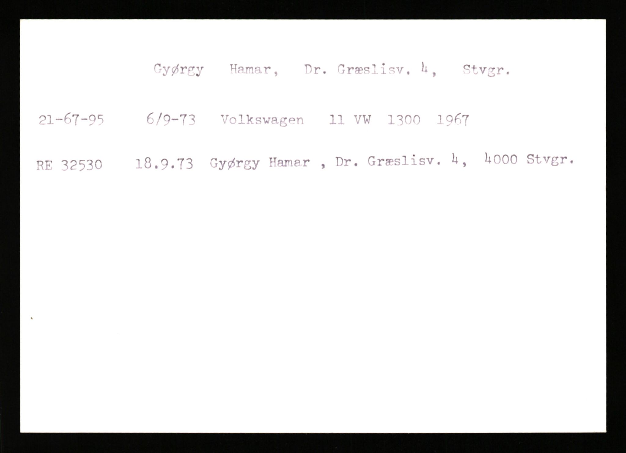 Stavanger trafikkstasjon, AV/SAST-A-101942/0/G/L0010: Registreringsnummer: 130000 - 239953, 1930-1971, p. 2635