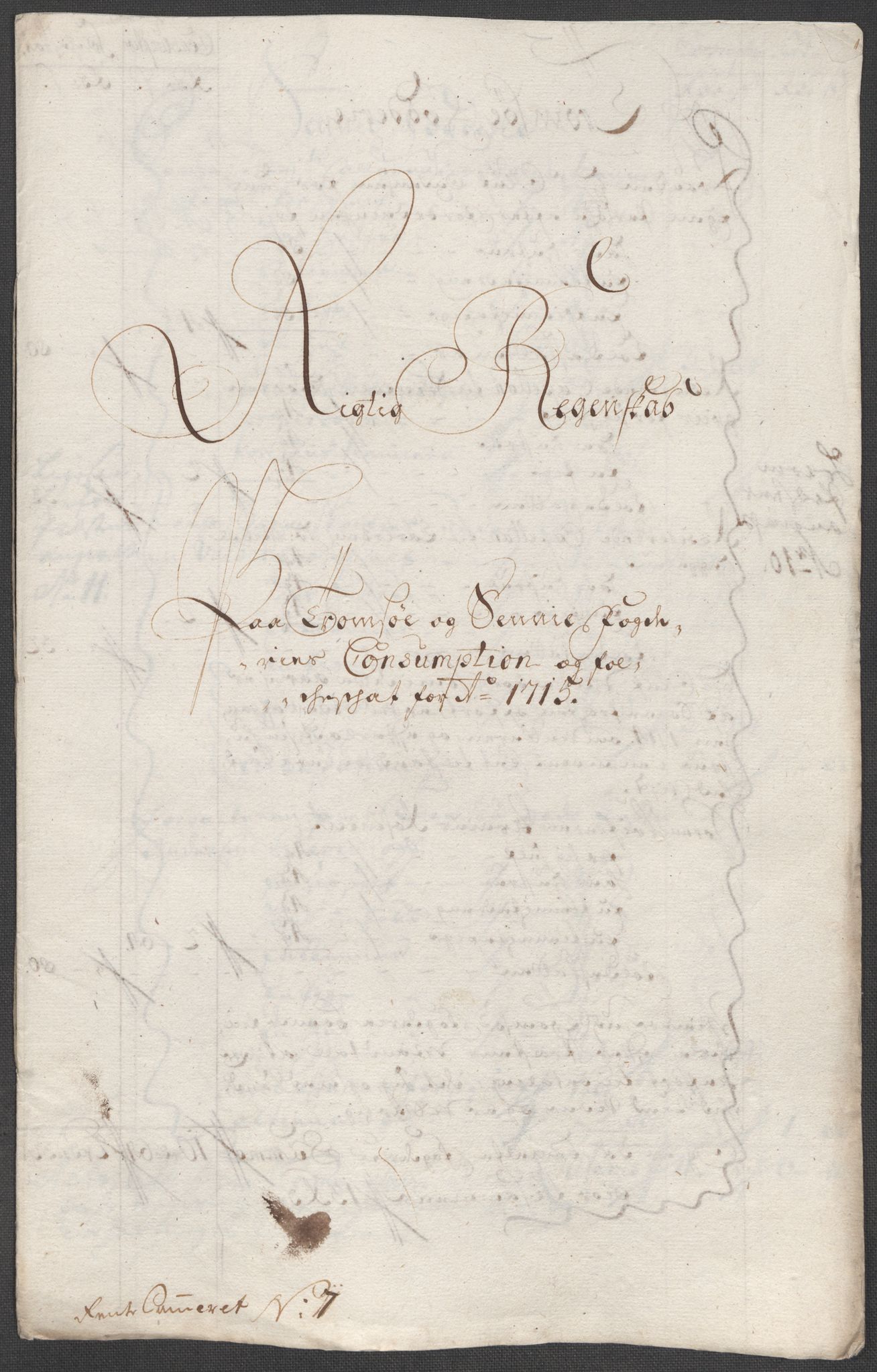 Rentekammeret inntil 1814, Reviderte regnskaper, Fogderegnskap, RA/EA-4092/R68/L4761: Fogderegnskap Senja og Troms, 1715, p. 94