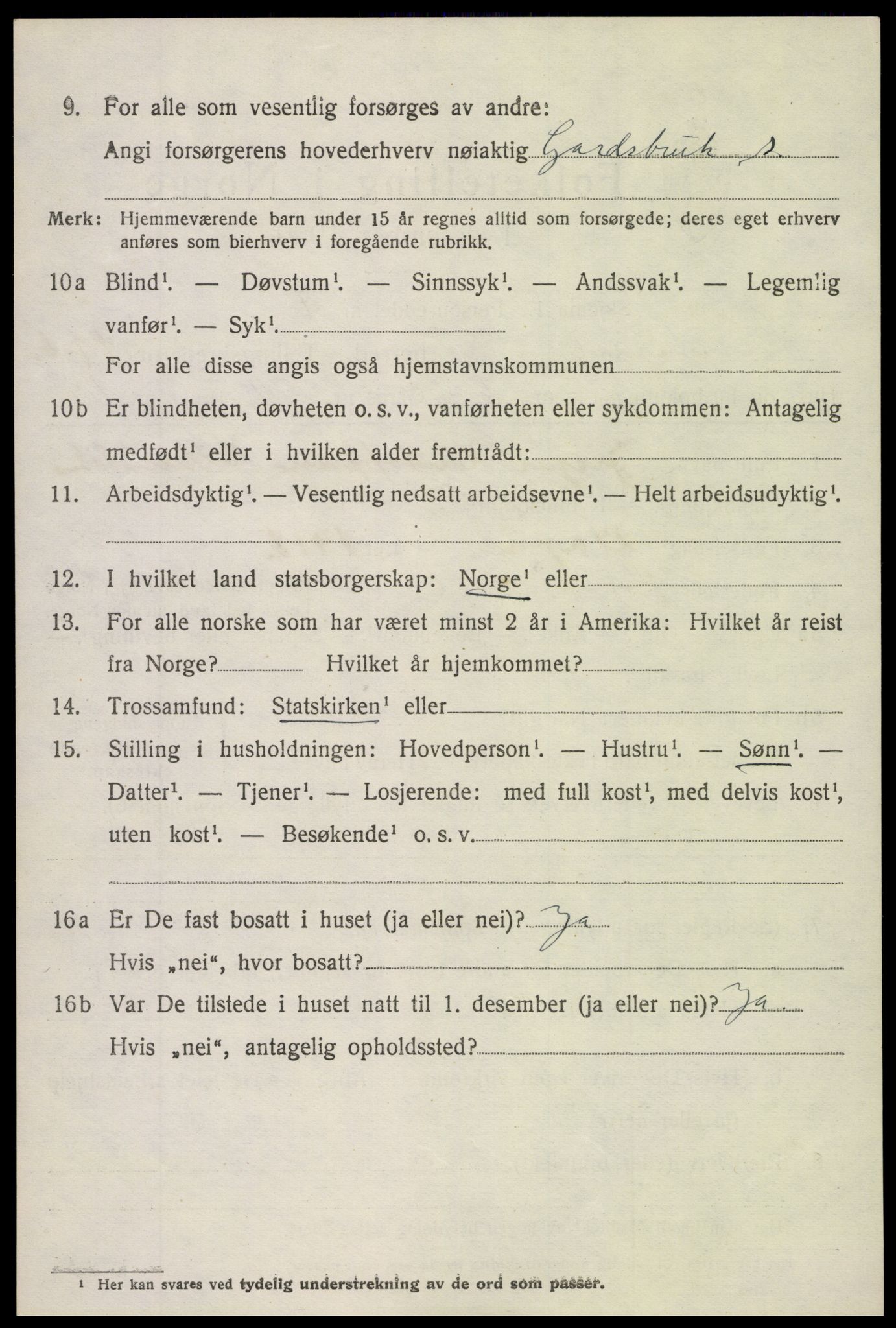 SAH, 1920 census for Sør-Aurdal, 1920, p. 6280