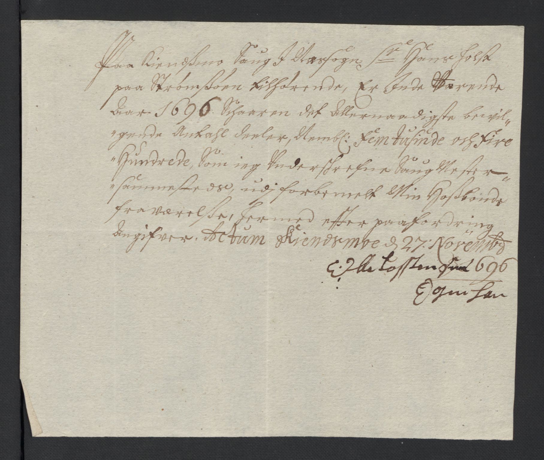 Rentekammeret inntil 1814, Reviderte regnskaper, Fogderegnskap, AV/RA-EA-4092/R12/L0708: Fogderegnskap Øvre Romerike, 1696, p. 231