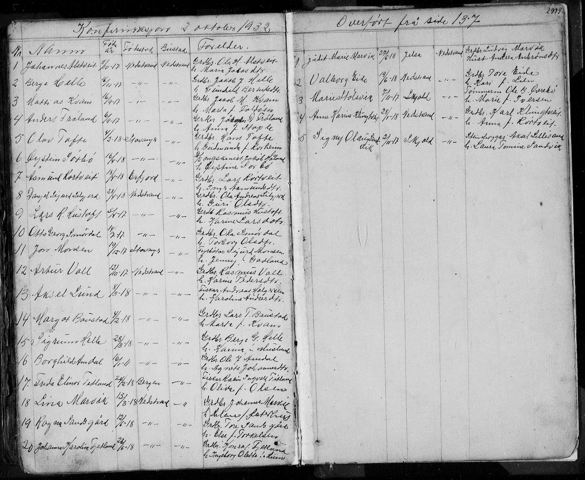 Nedstrand sokneprestkontor, SAST/A-101841/01/V: Parish register (copy) no. B 3, 1848-1933, p. 298