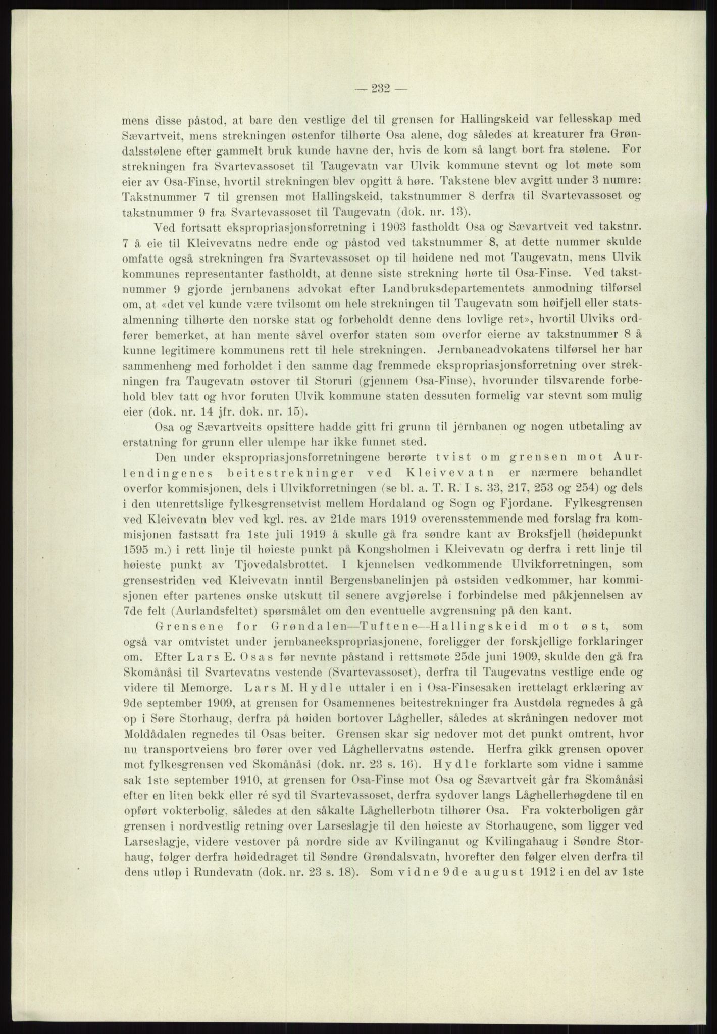 Høyfjellskommisjonen, AV/RA-S-1546/X/Xa/L0001: Nr. 1-33, 1909-1953, p. 838