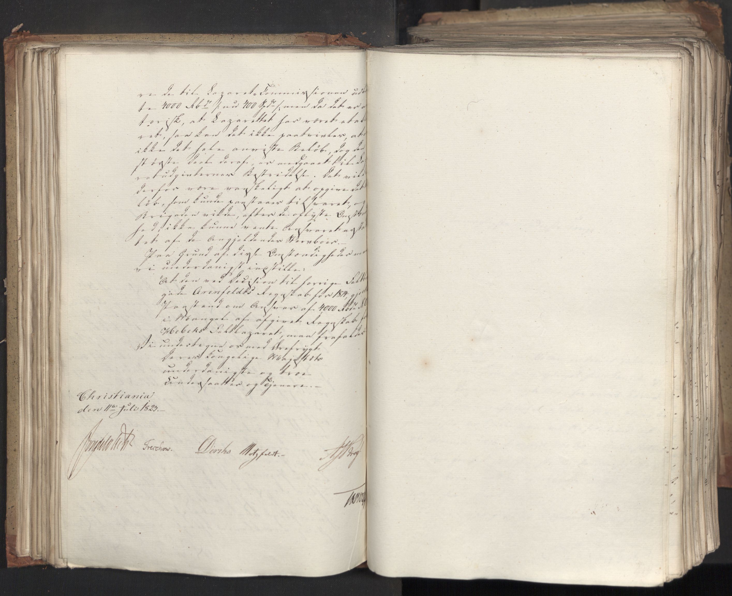 Statsrådsavdelingen i Stockholm, AV/RA-S-1003/D/Da/L0035: Regjeringsinnstillinger nr. 541-840, 1823, p. 92