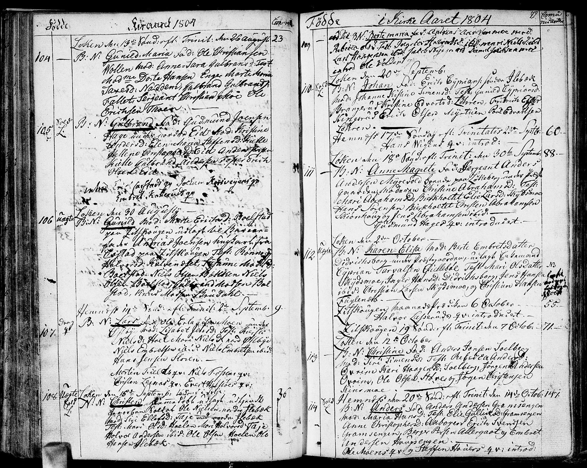 Høland prestekontor Kirkebøker, SAO/A-10346a/F/Fa/L0006: Parish register (official) no. I 6, 1794-1814, p. 72