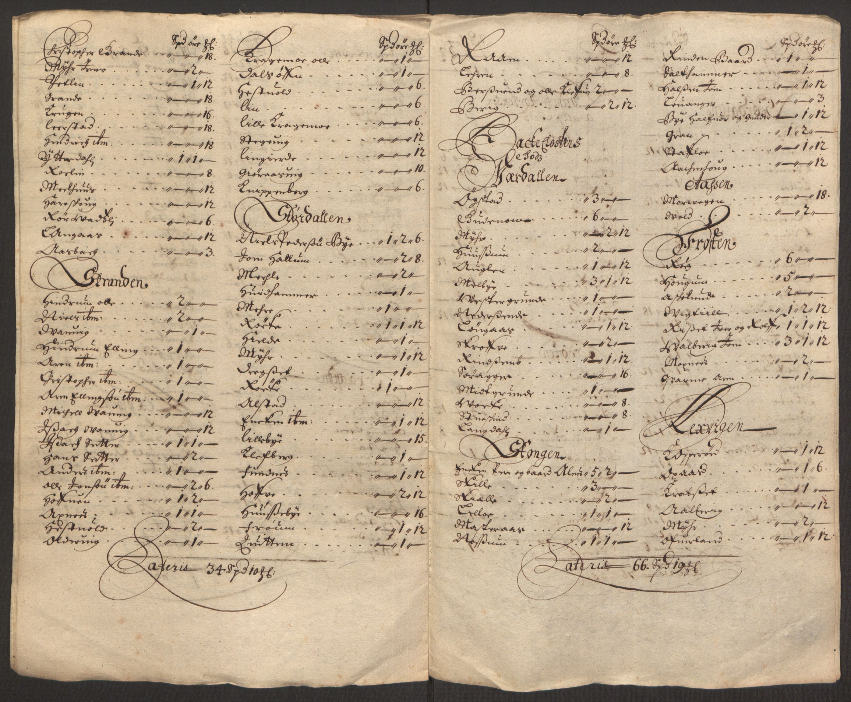 Rentekammeret inntil 1814, Reviderte regnskaper, Fogderegnskap, AV/RA-EA-4092/R62/L4186: Fogderegnskap Stjørdal og Verdal, 1693-1694, p. 227