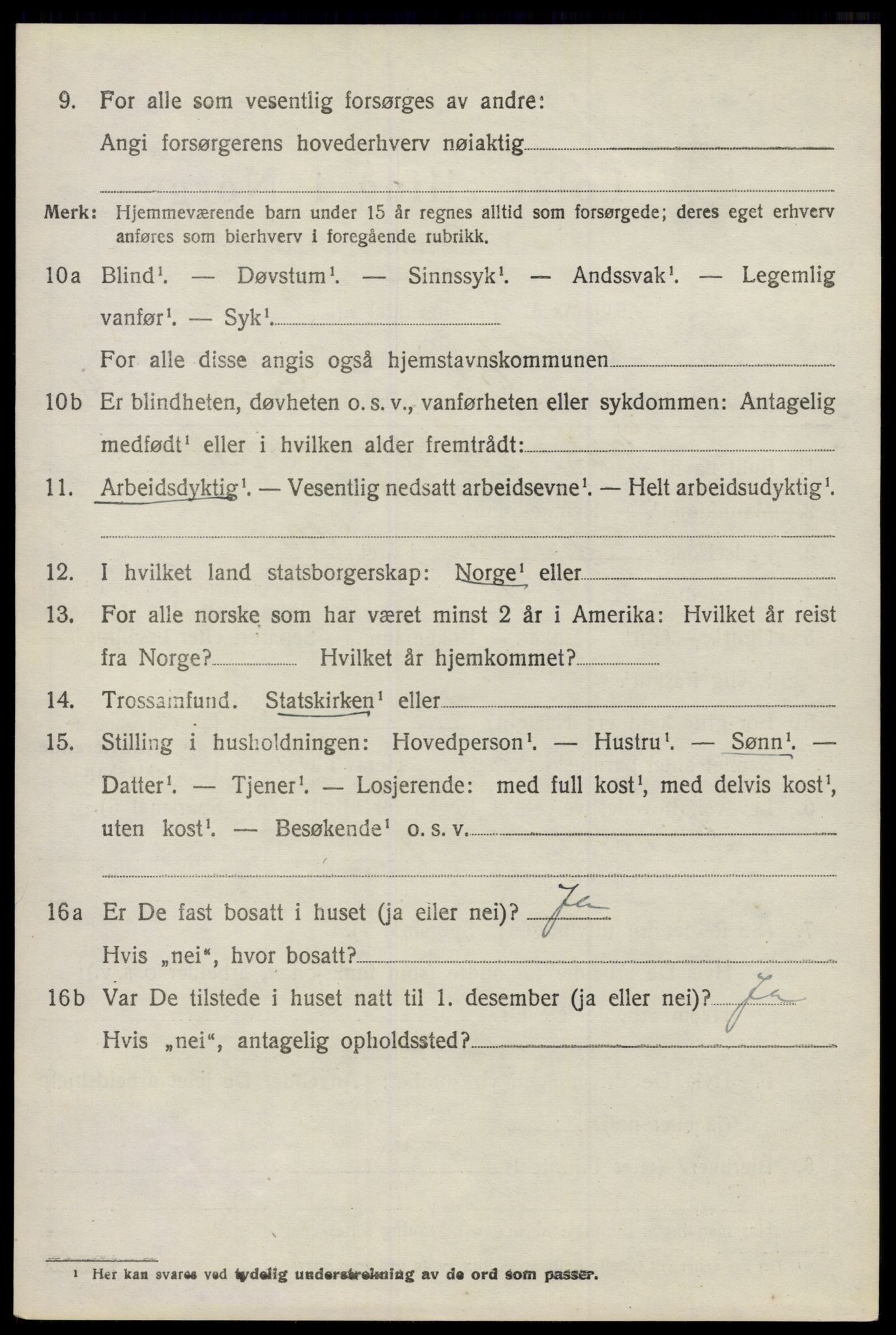 SAO, 1920 census for Onsøy, 1920, p. 6609