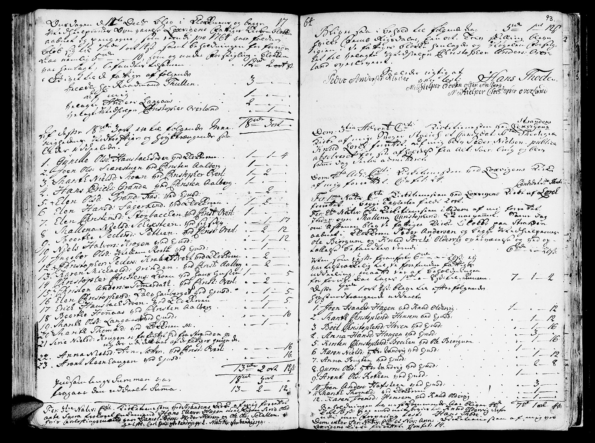 Ministerialprotokoller, klokkerbøker og fødselsregistre - Nord-Trøndelag, SAT/A-1458/701/L0003: Parish register (official) no. 701A03, 1751-1783, p. 93