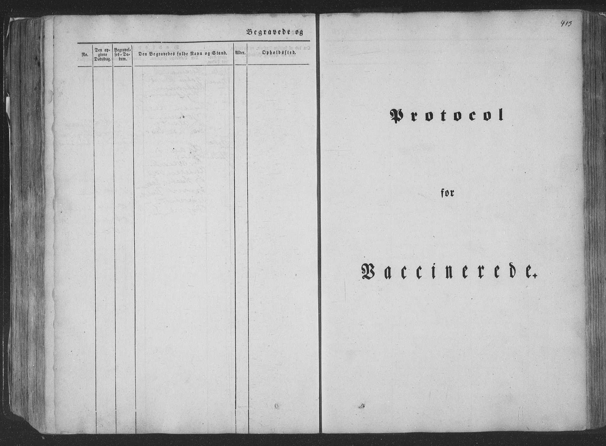 Ministerialprotokoller, klokkerbøker og fødselsregistre - Nordland, SAT/A-1459/881/L1165: Parish register (copy) no. 881C02, 1854-1876, p. 413