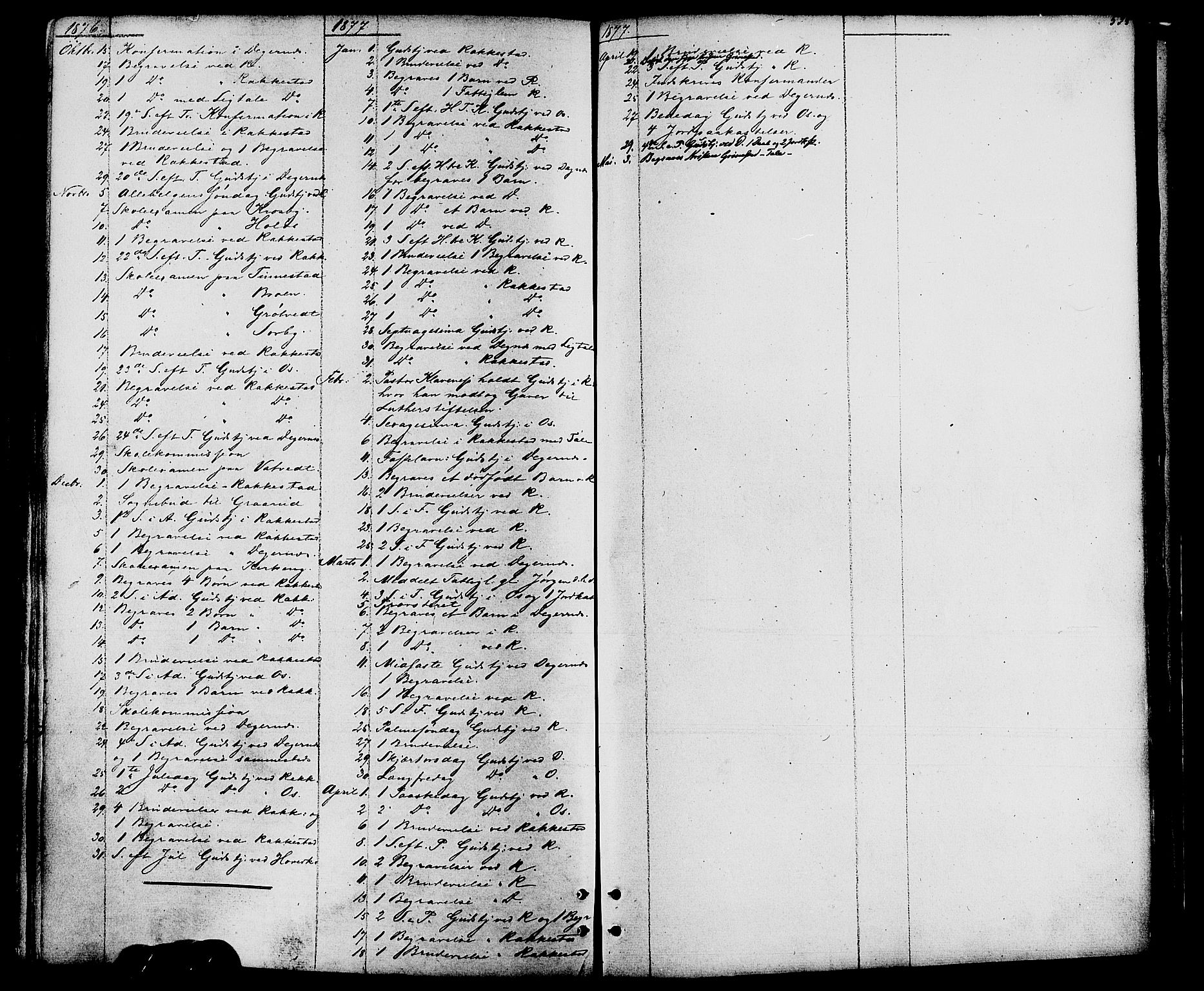 Rakkestad prestekontor Kirkebøker, SAO/A-2008/F/Fa/L0011: Parish register (official) no. I 11, 1862-1877, p. 534