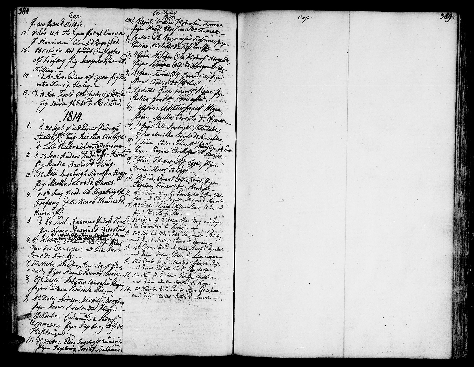 Ministerialprotokoller, klokkerbøker og fødselsregistre - Nord-Trøndelag, AV/SAT-A-1458/746/L0440: Parish register (official) no. 746A02, 1760-1815, p. 388-389