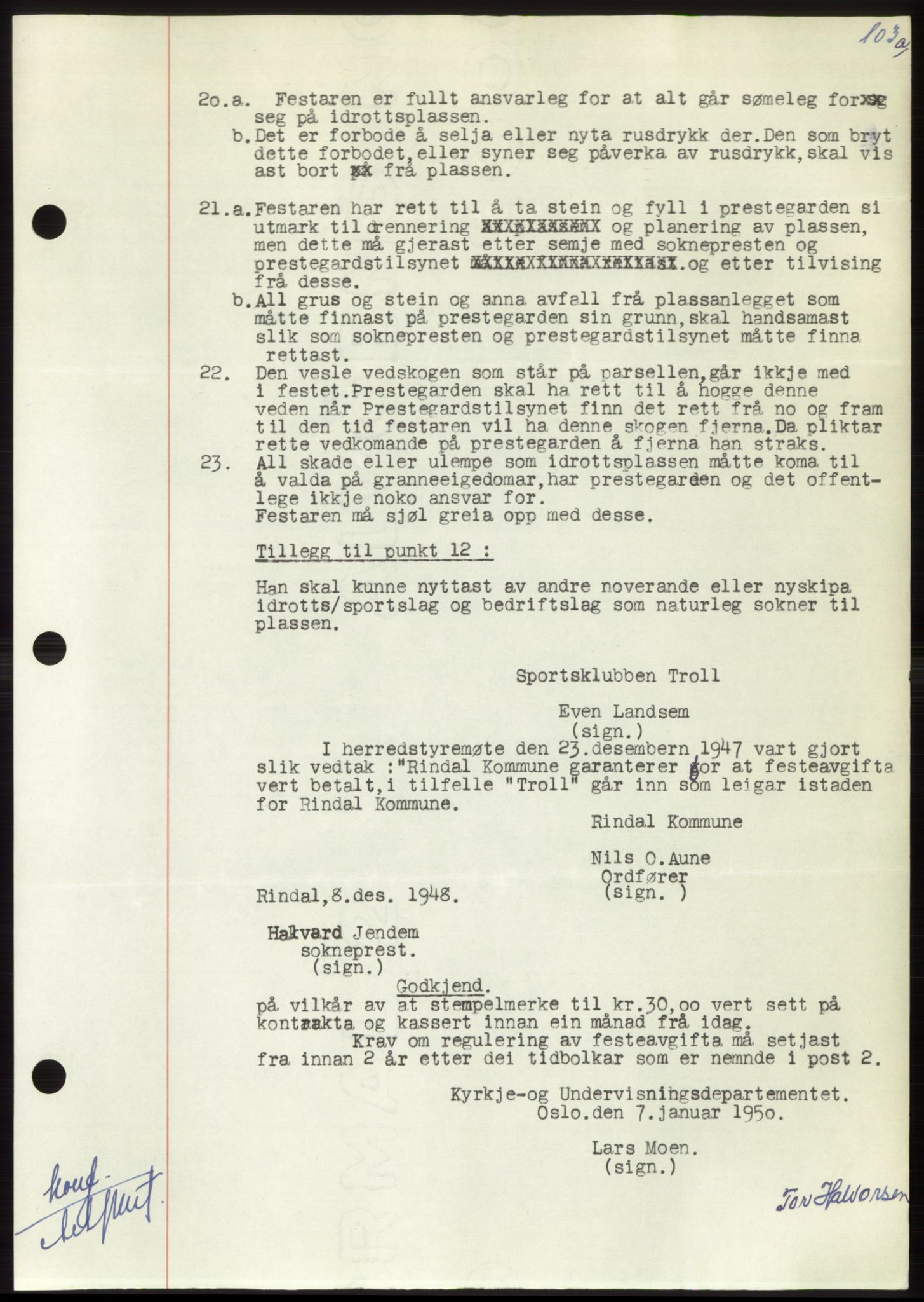 Nordmøre sorenskriveri, AV/SAT-A-4132/1/2/2Ca: Mortgage book no. B104, 1950-1950, Diary no: : 742/1950