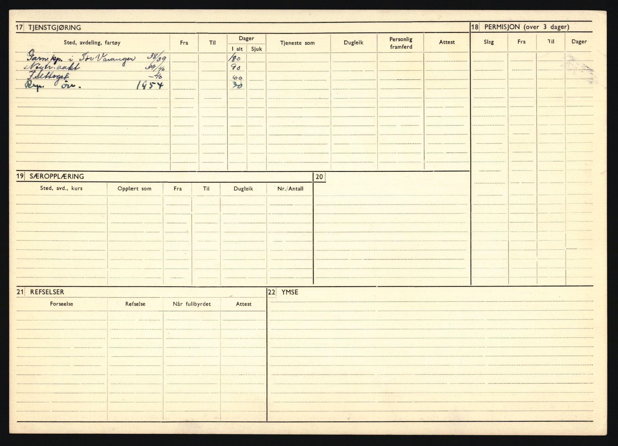 Forsvaret, Troms infanteriregiment nr. 16, AV/RA-RAFA-3146/P/Pa/L0022: Rulleblad for regimentets menige mannskaper, årsklasse 1938, 1938, p. 178