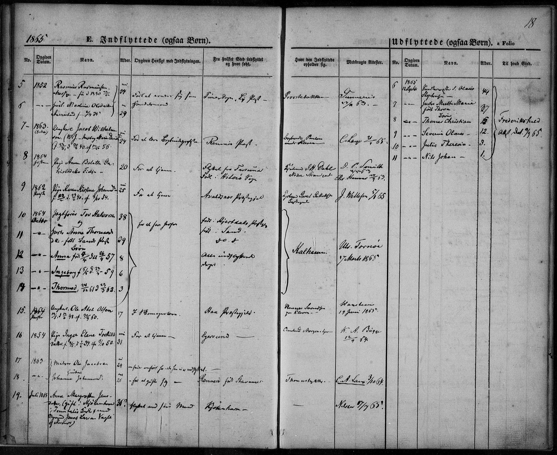 Domkirken sokneprestkontor, SAST/A-101812/001/30/30BA/L0021: Parish register (official) no. A 20, 1860-1877, p. 18