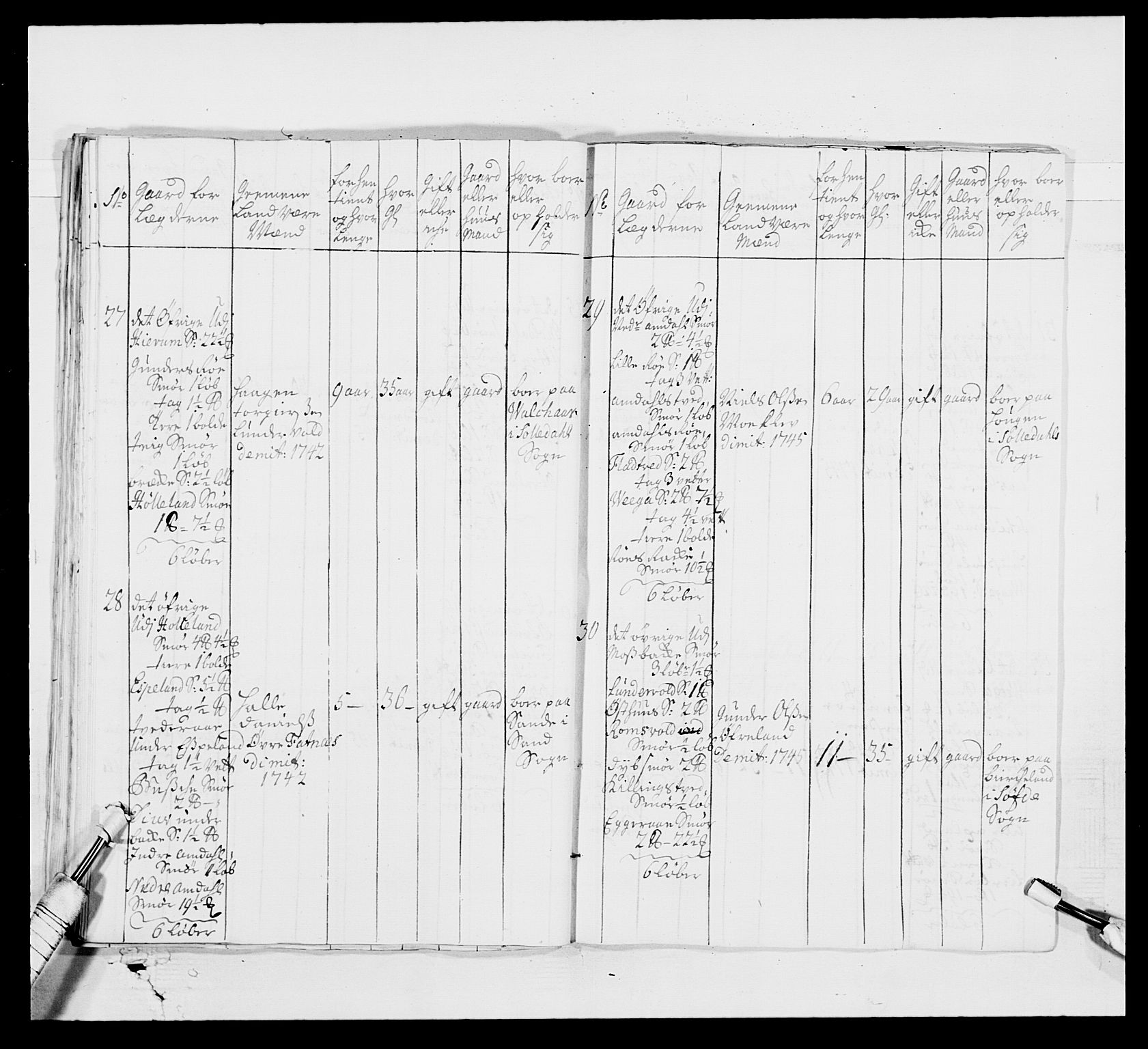 Kommanderende general (KG I) med Det norske krigsdirektorium, AV/RA-EA-5419/E/Ea/L0523: 2. Vesterlenske regiment, 1748-1765, p. 112