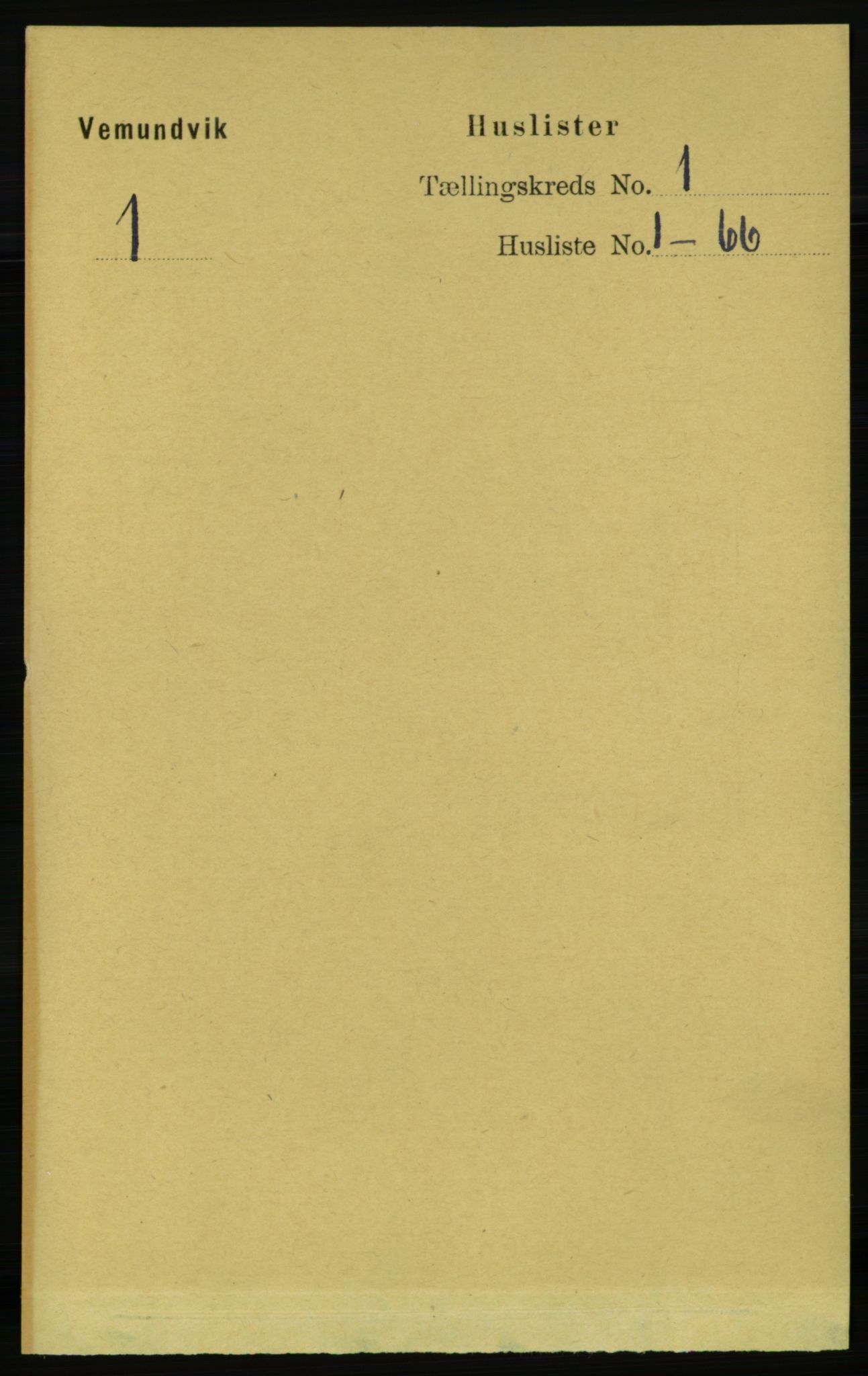 RA, 1891 census for 1745 Vemundvik, 1891, p. 12