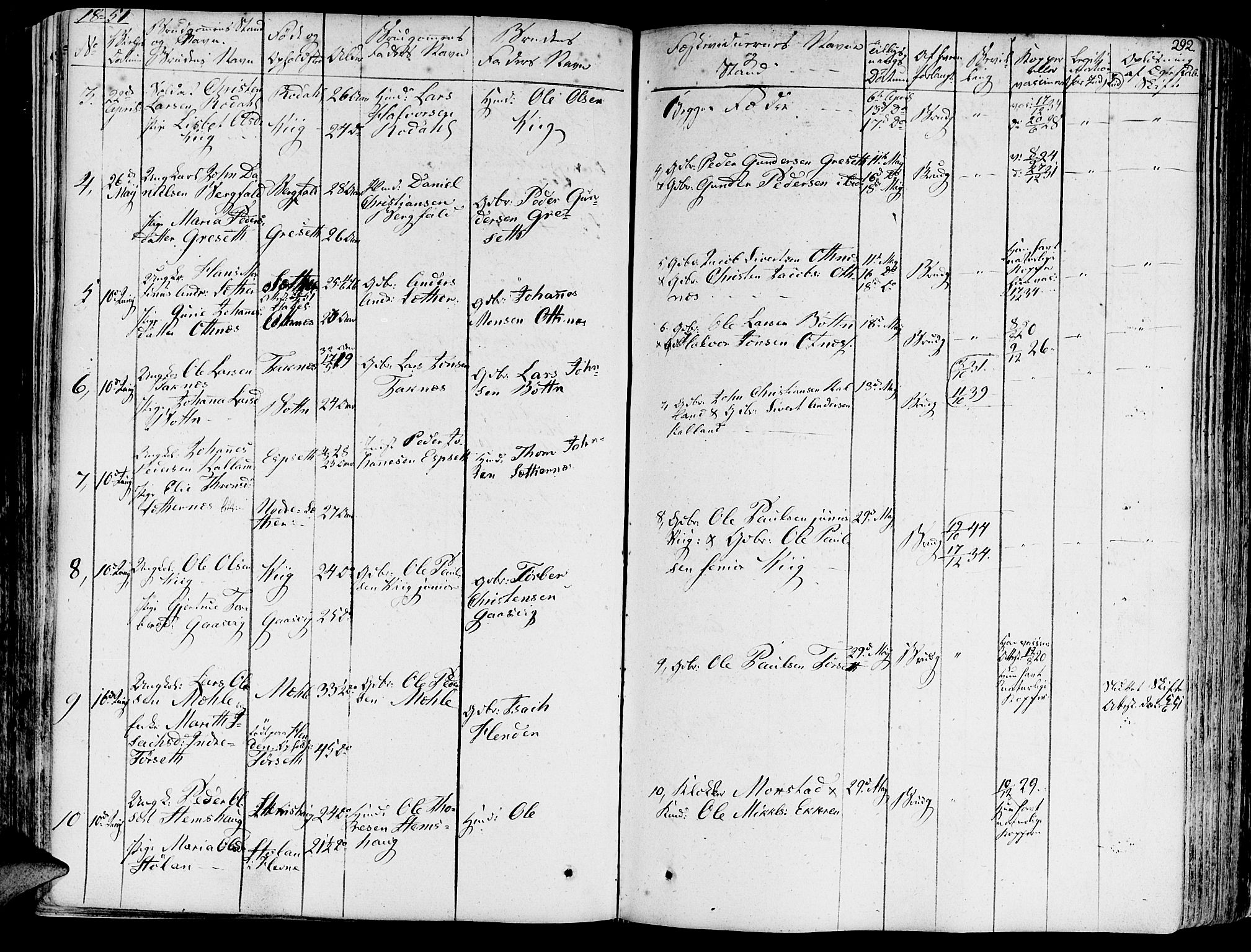 Ministerialprotokoller, klokkerbøker og fødselsregistre - Møre og Romsdal, AV/SAT-A-1454/578/L0904: Parish register (official) no. 578A03, 1836-1858, p. 292