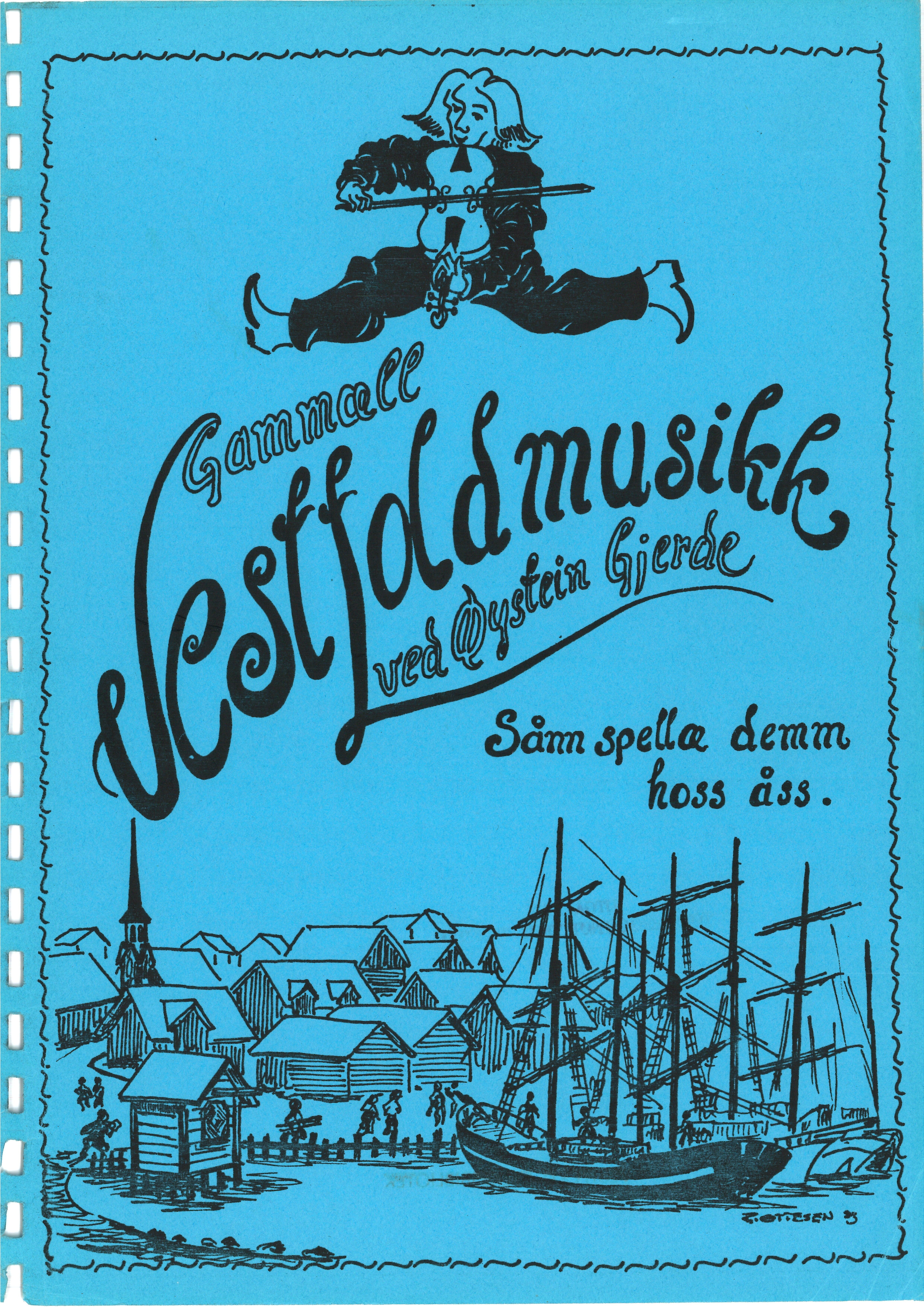 Sa 16 - Folkemusikk fra Vestfold, Gjerdesamlingen, VEMU/A-1868/H/L0006/0001: Innsamlet informasjon, kopier / 12b Notebøker etter Ole Olsen Kruke