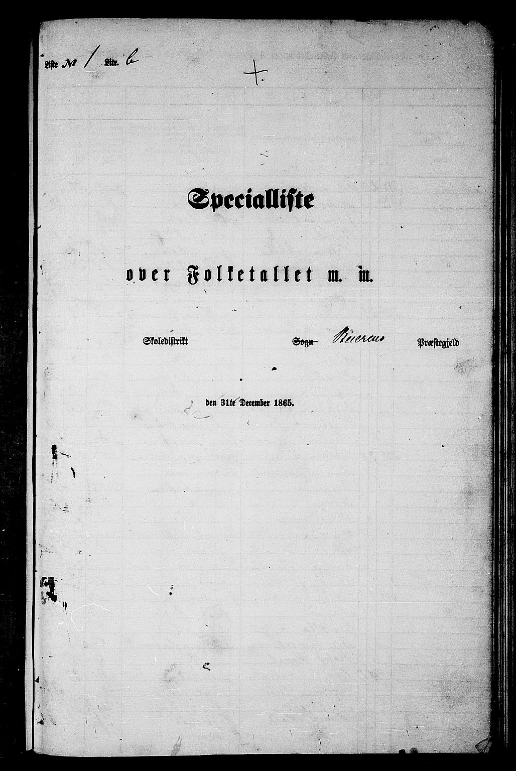 RA, 1865 census for Beiarn, 1865, p. 15