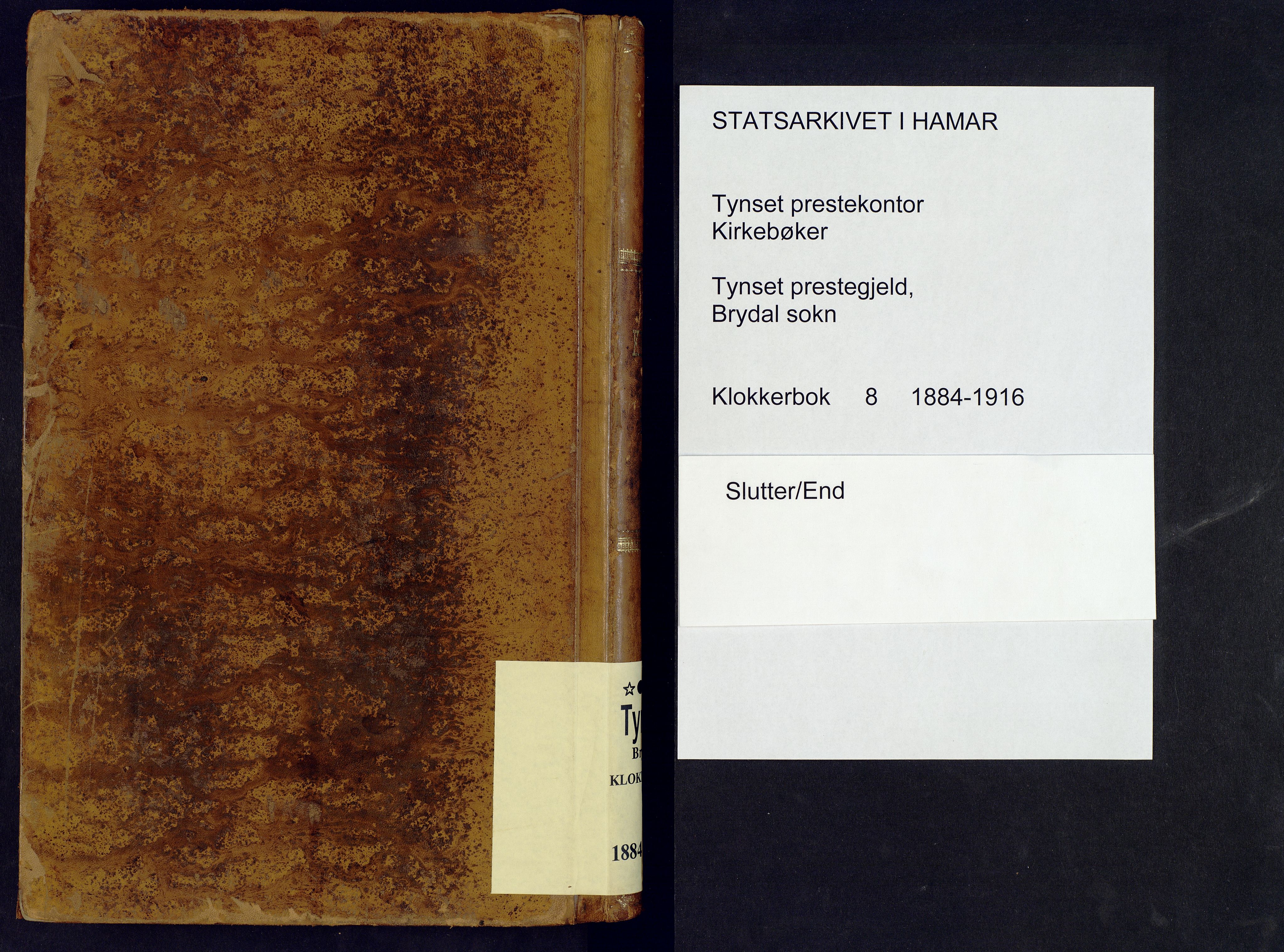 Tynset prestekontor, AV/SAH-PREST-058/H/Ha/Hab/L0008: Parish register (copy) no. 8, 1884-1916