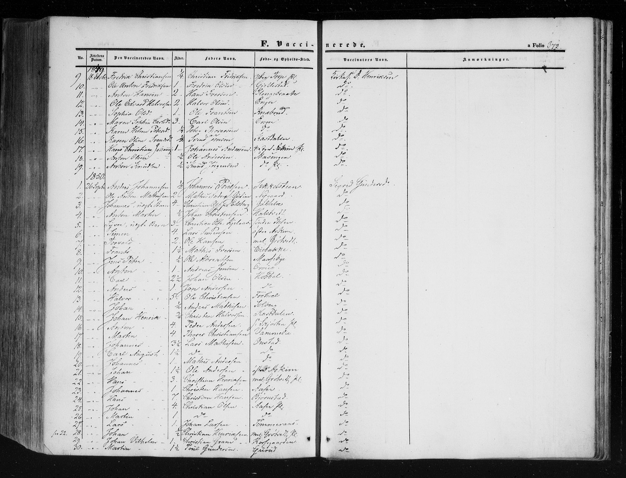 Askim prestekontor Kirkebøker, AV/SAO-A-10900/F/Fa/L0005: Parish register (official) no. 5, 1847-1879, p. 372