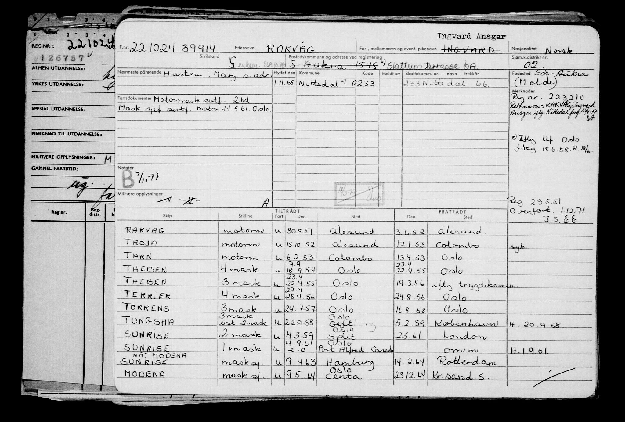 Direktoratet for sjømenn, AV/RA-S-3545/G/Gb/L0237: Hovedkort, 1924, p. 339